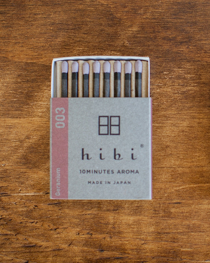 hibi 10 minute incense : modern scents