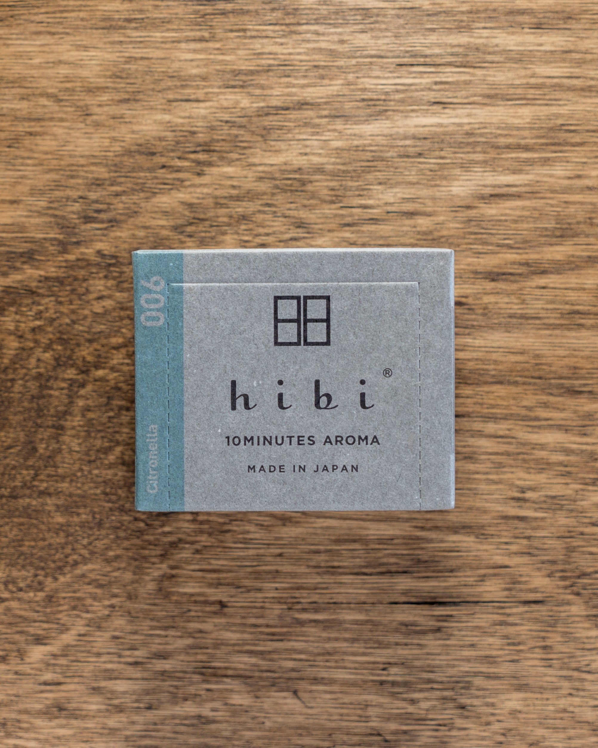 hibi 10 minute incense : modern scents