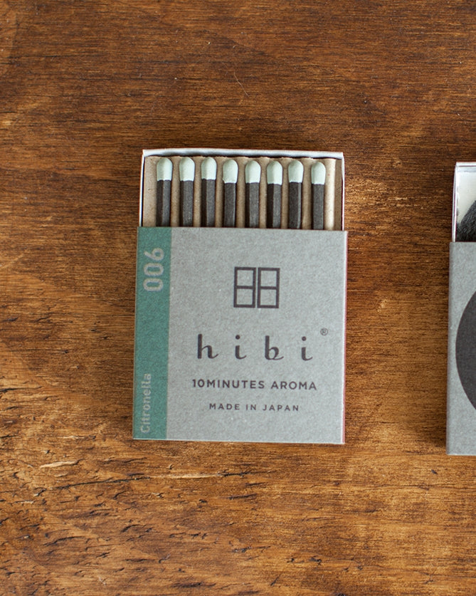 hibi 10 minute incense : modern scents