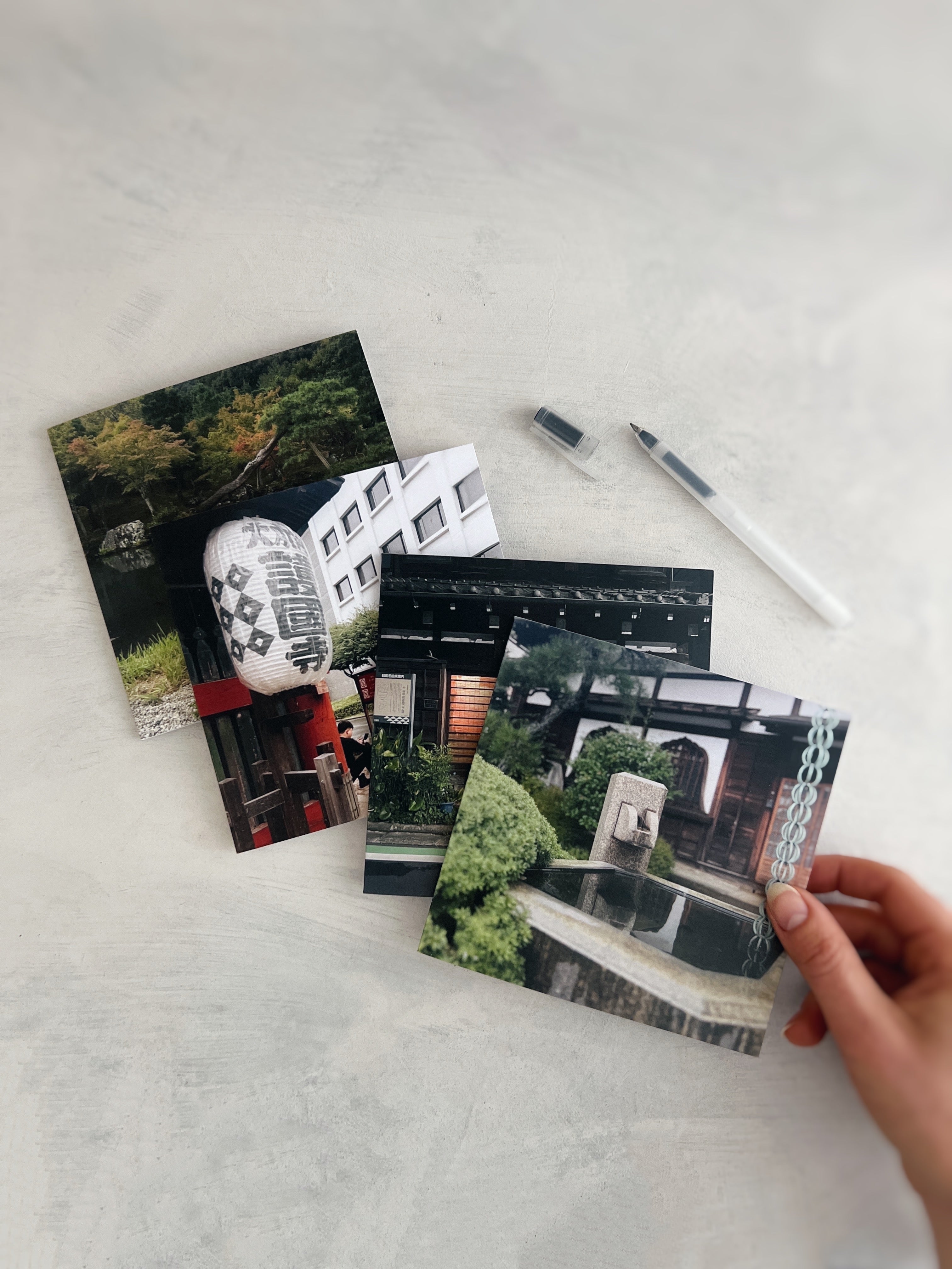 gokoku-ji temple greeting card with envelope