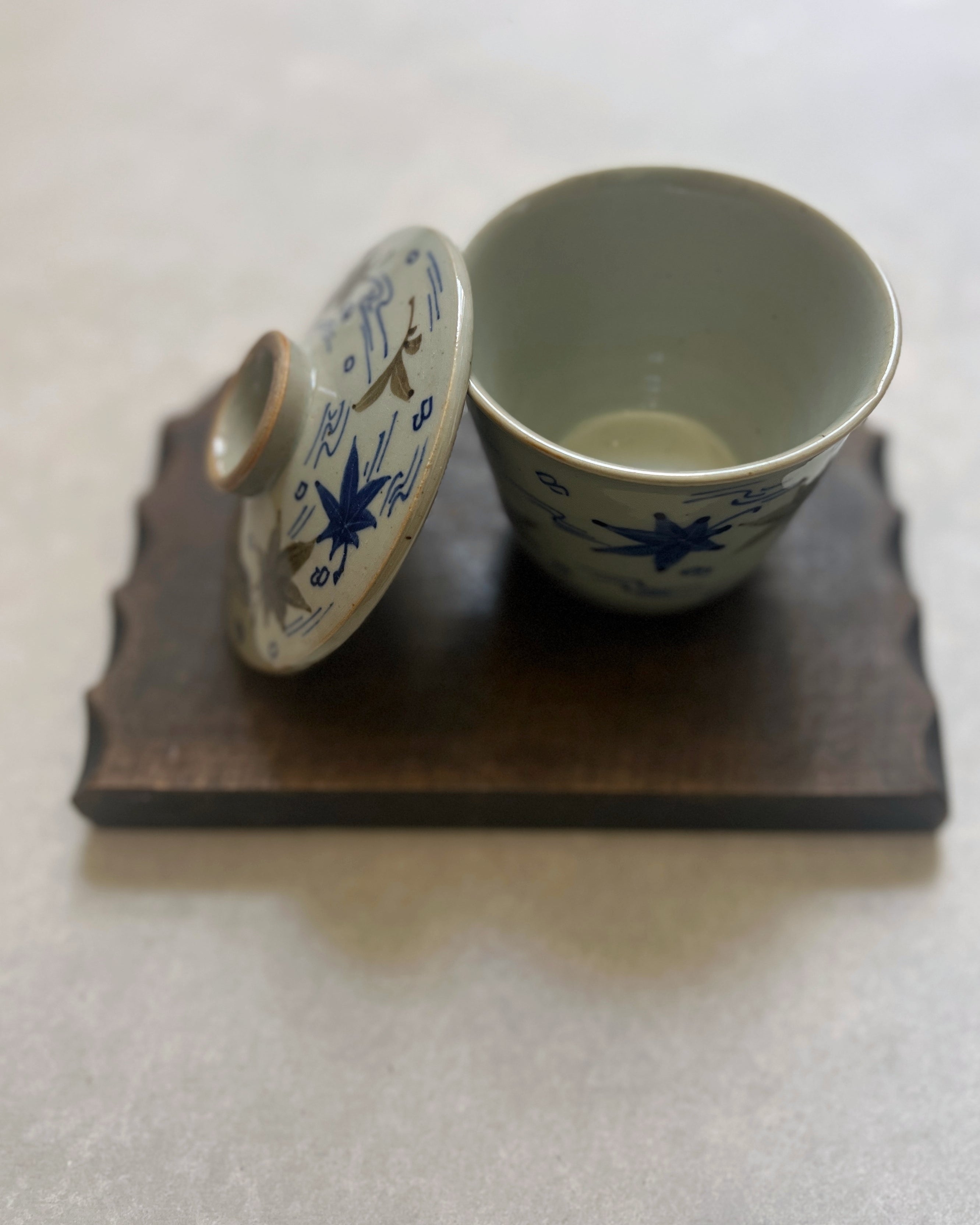 vintage lidded cup
