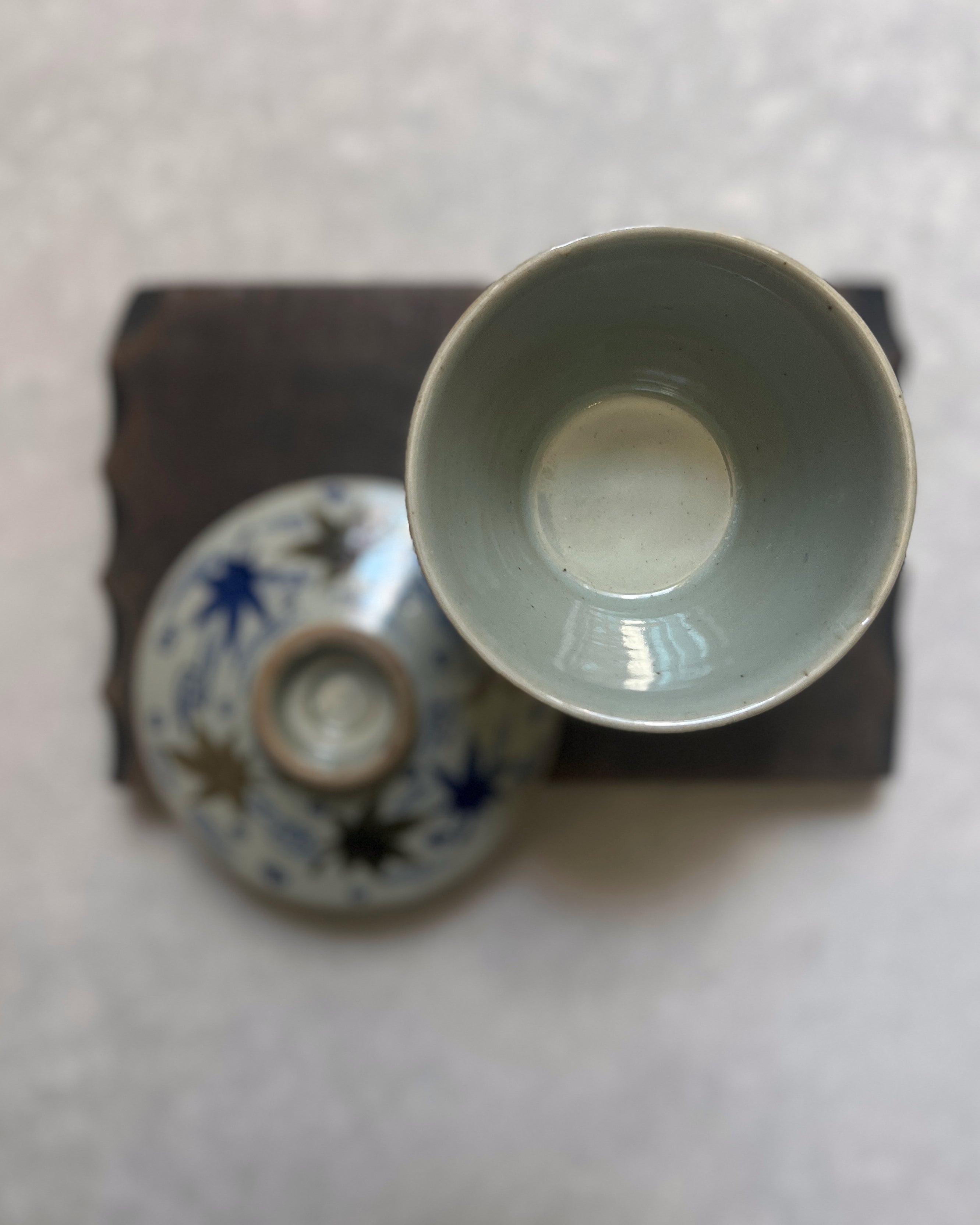 vintage lidded cup