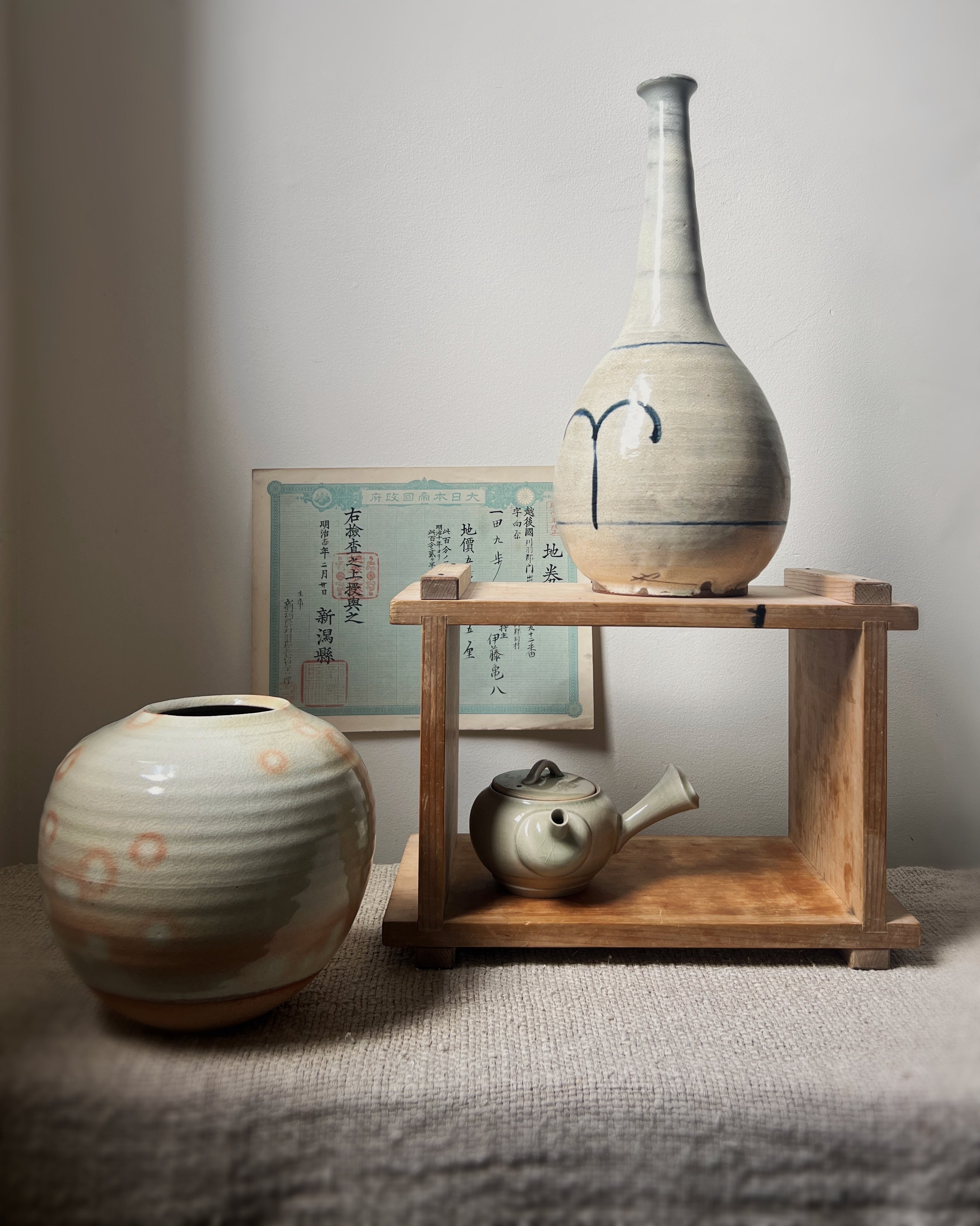 vintage ceramic vase