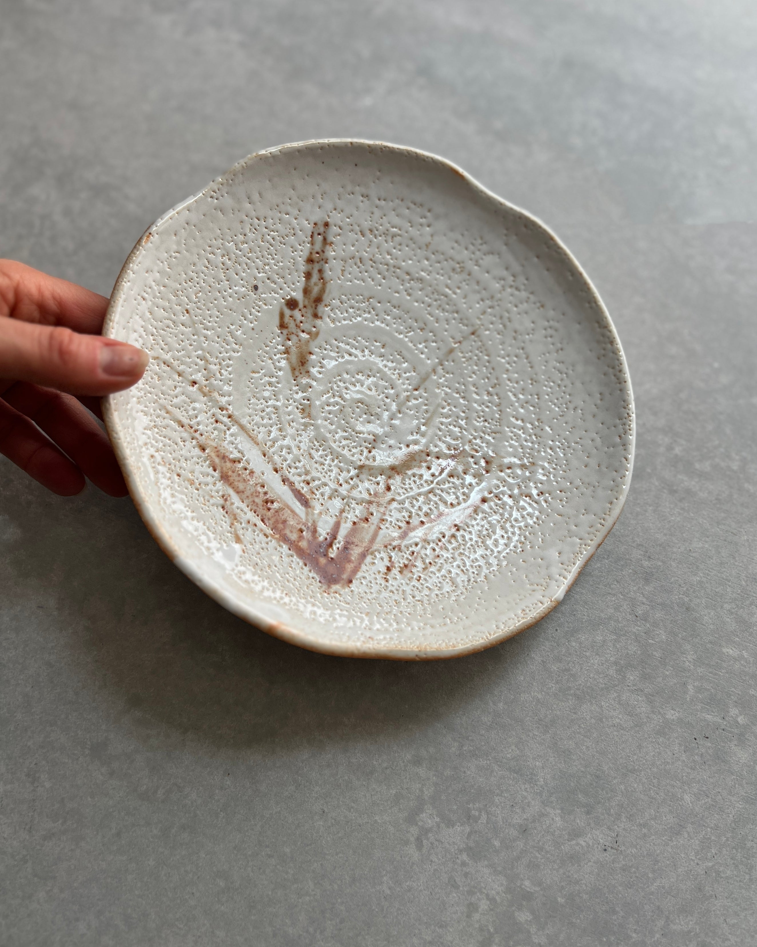 vintage round plate