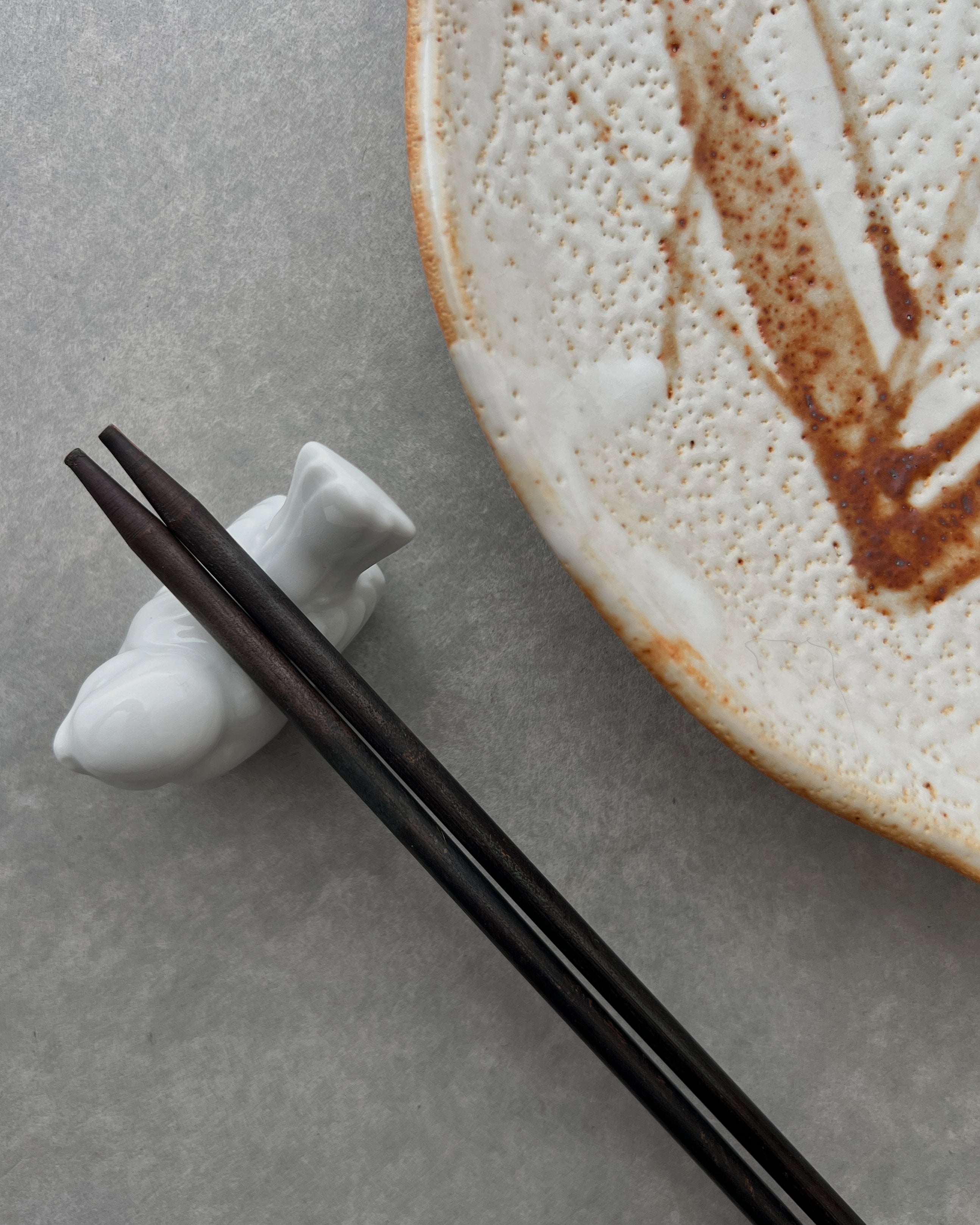 vintage porcelain chopstick rests