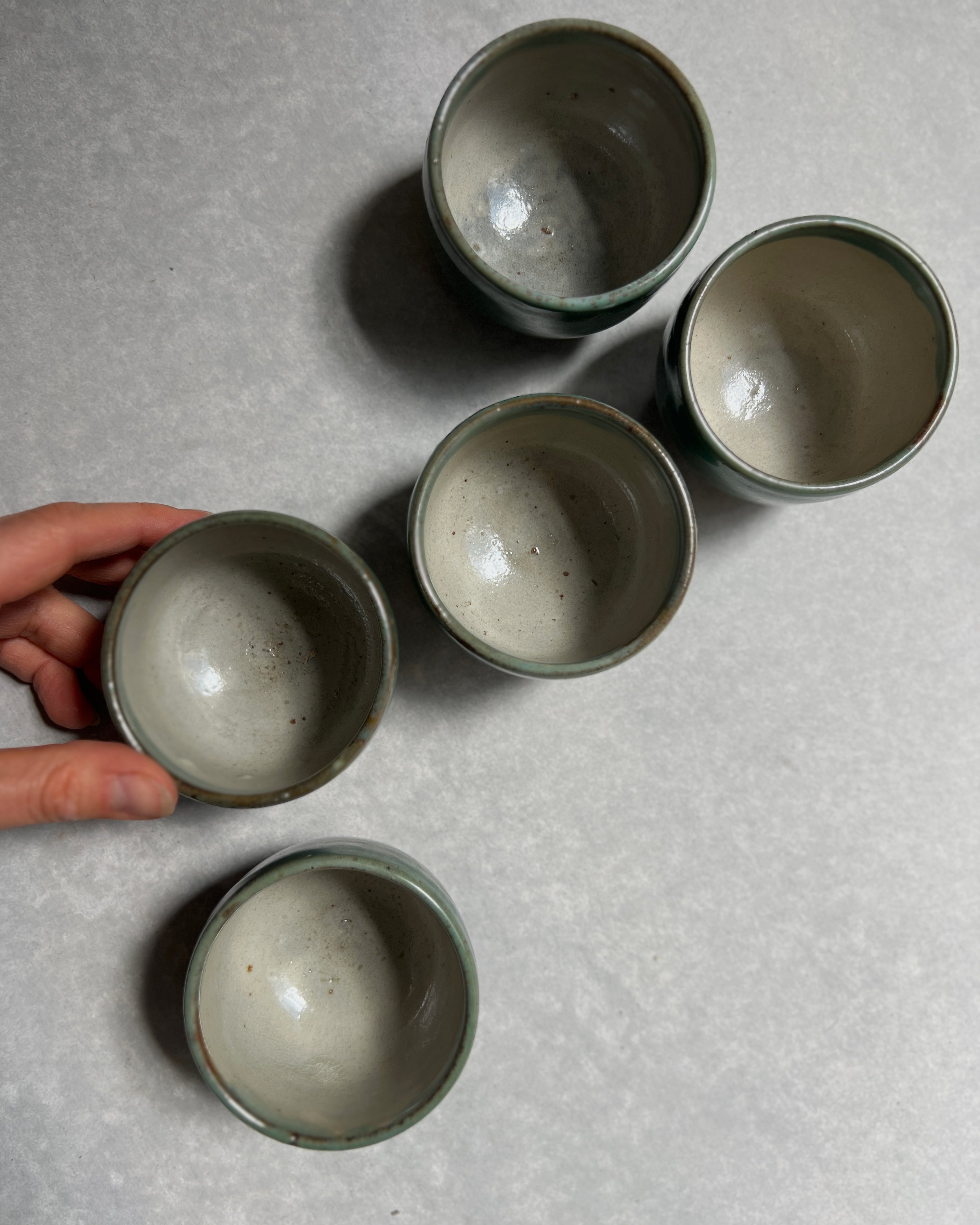 vintage ceramic teapot & cups