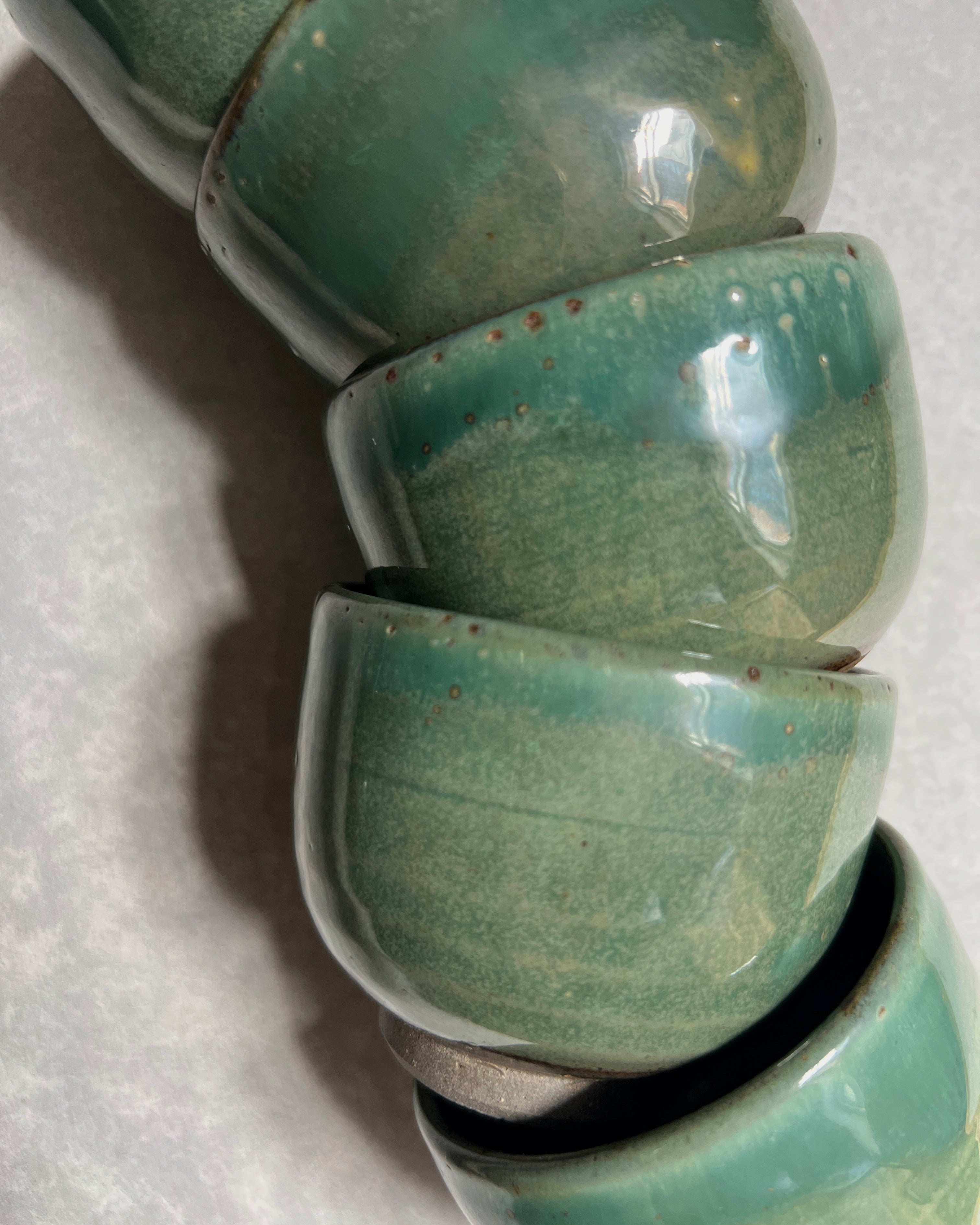vintage ceramic teapot & cups