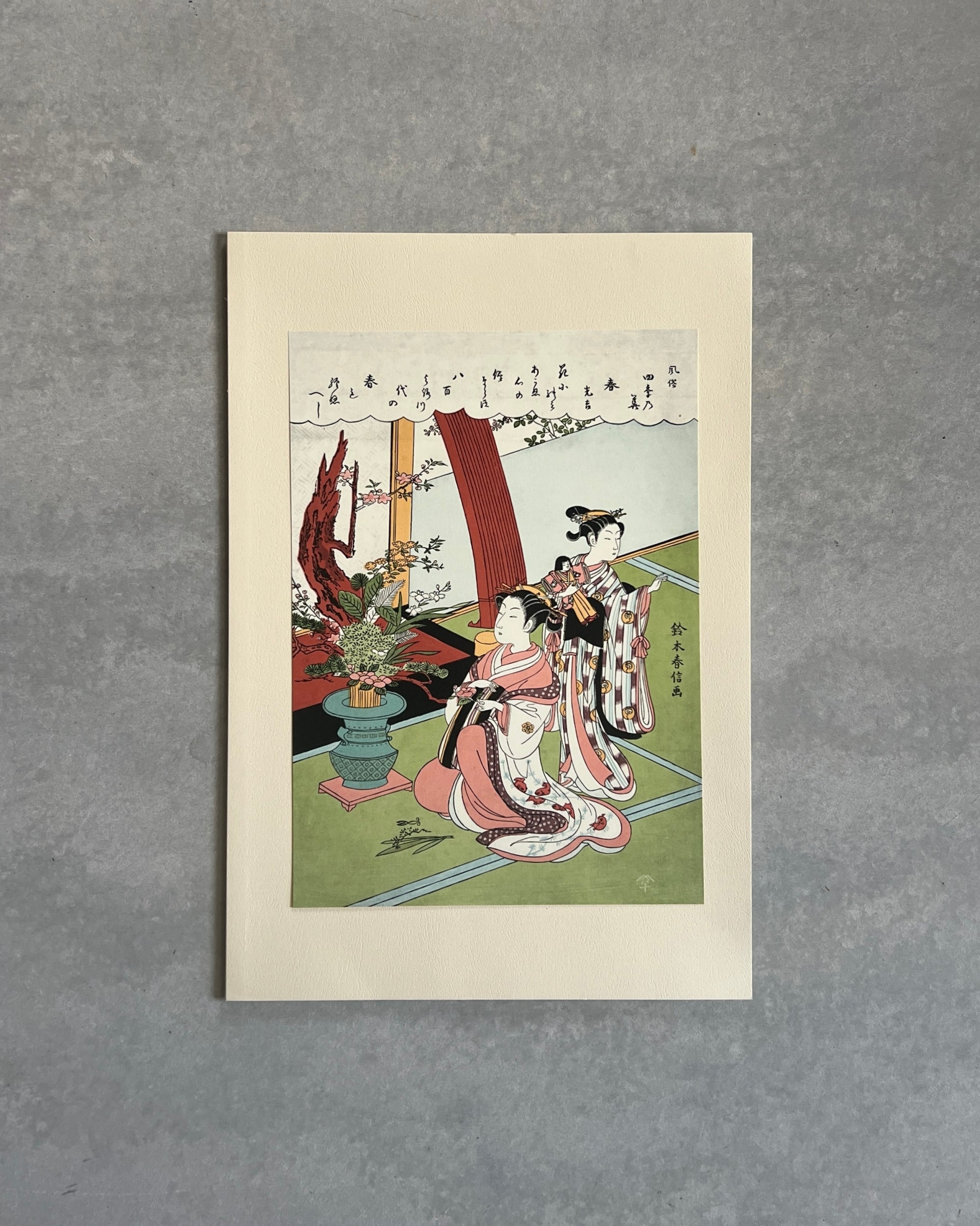 Harunobu : flowers of the four seasons