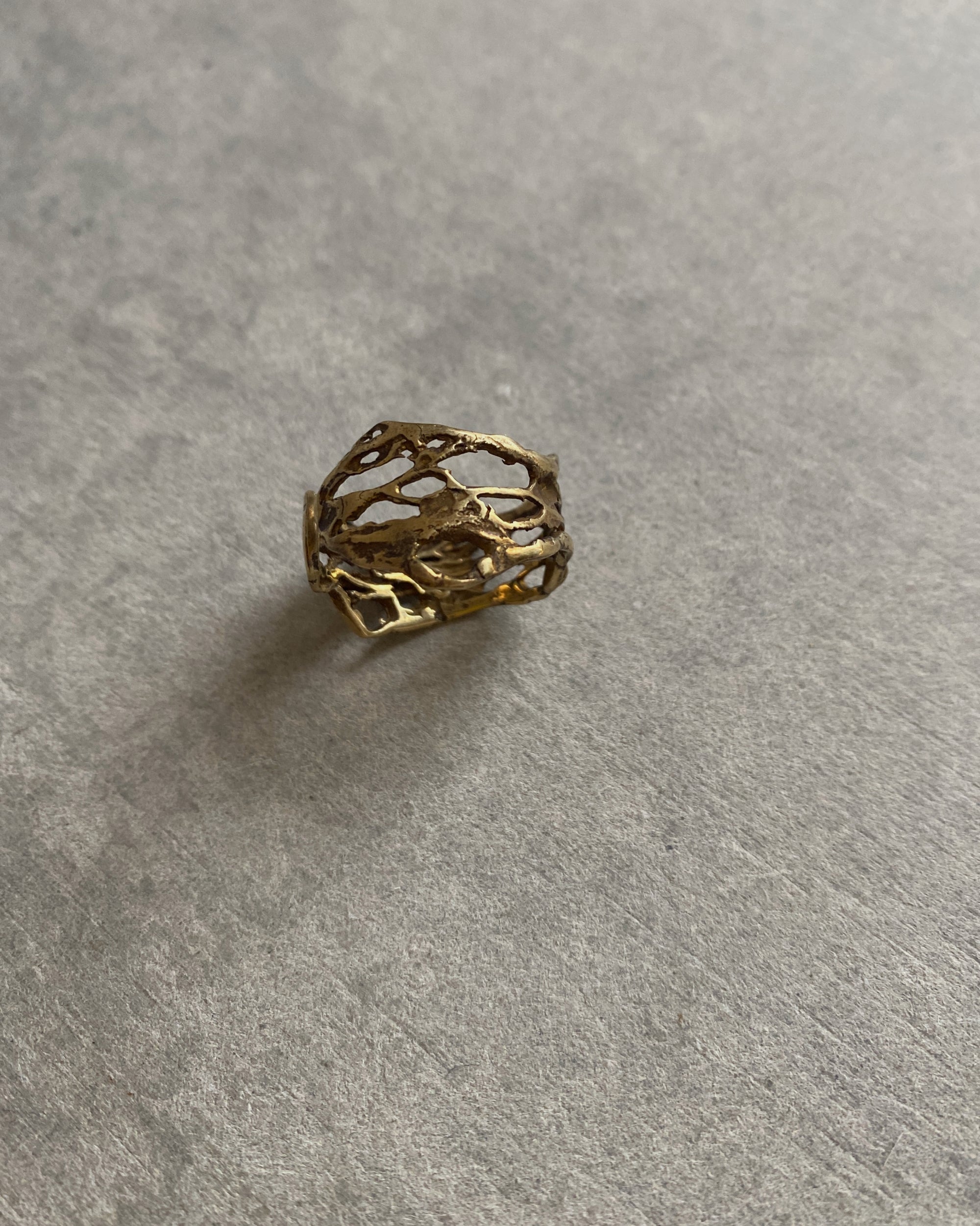kimyajoyas : adjustable brass ring