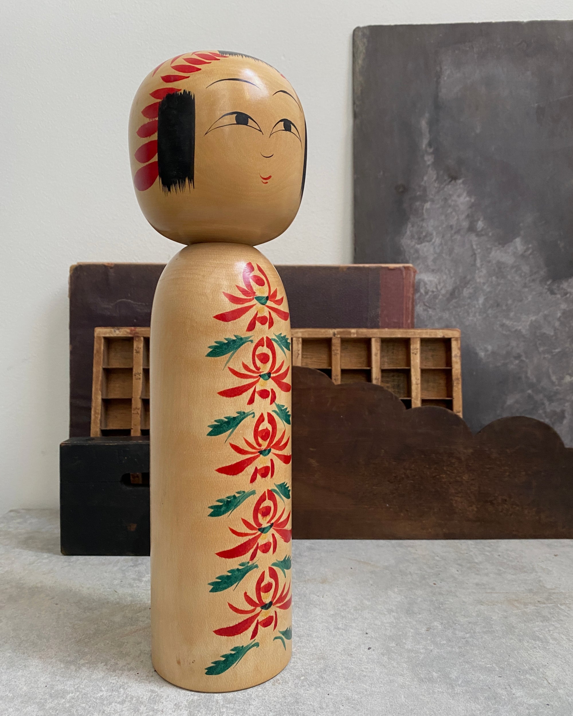 vintage Japanese kokeshi