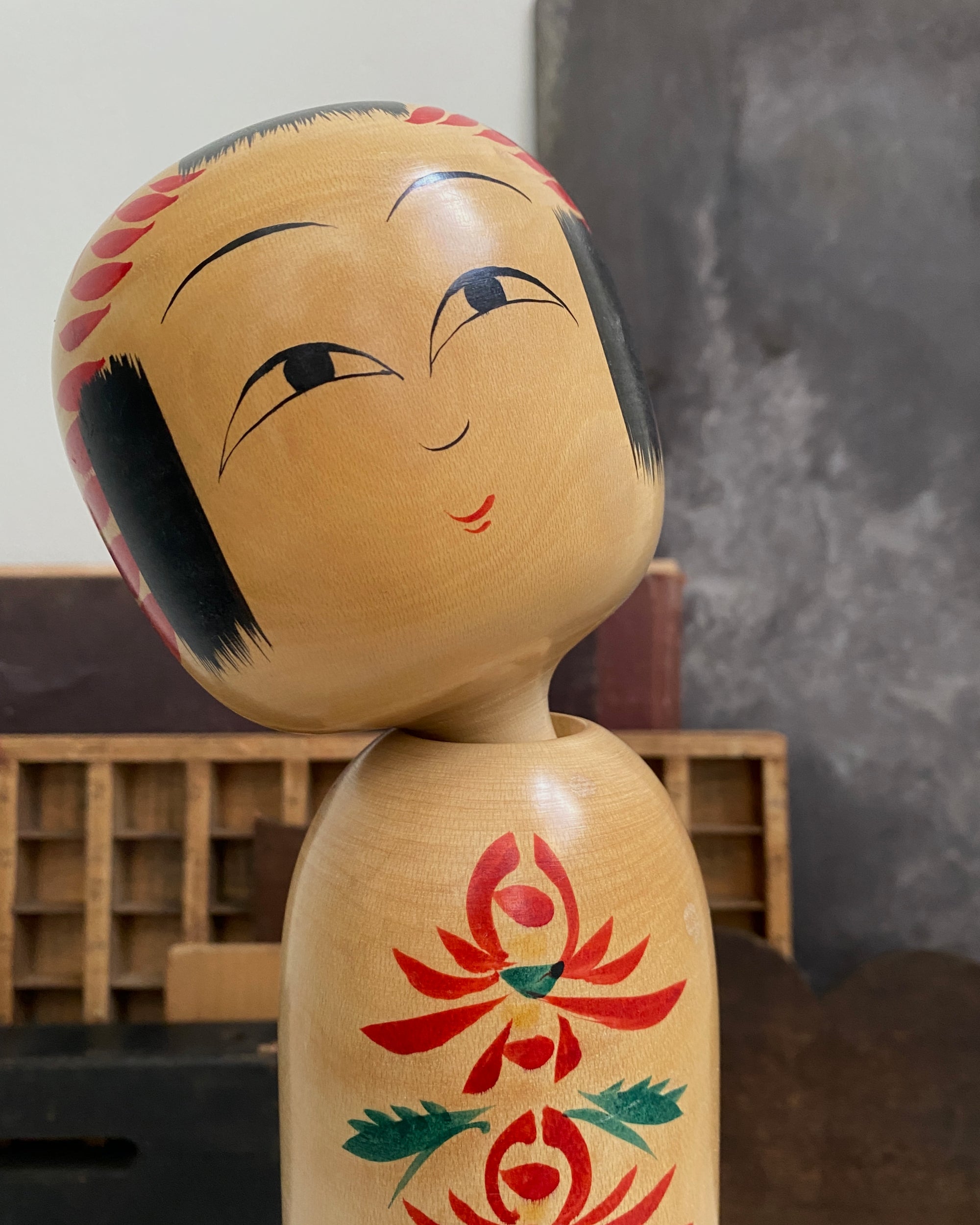 vintage Japanese kokeshi