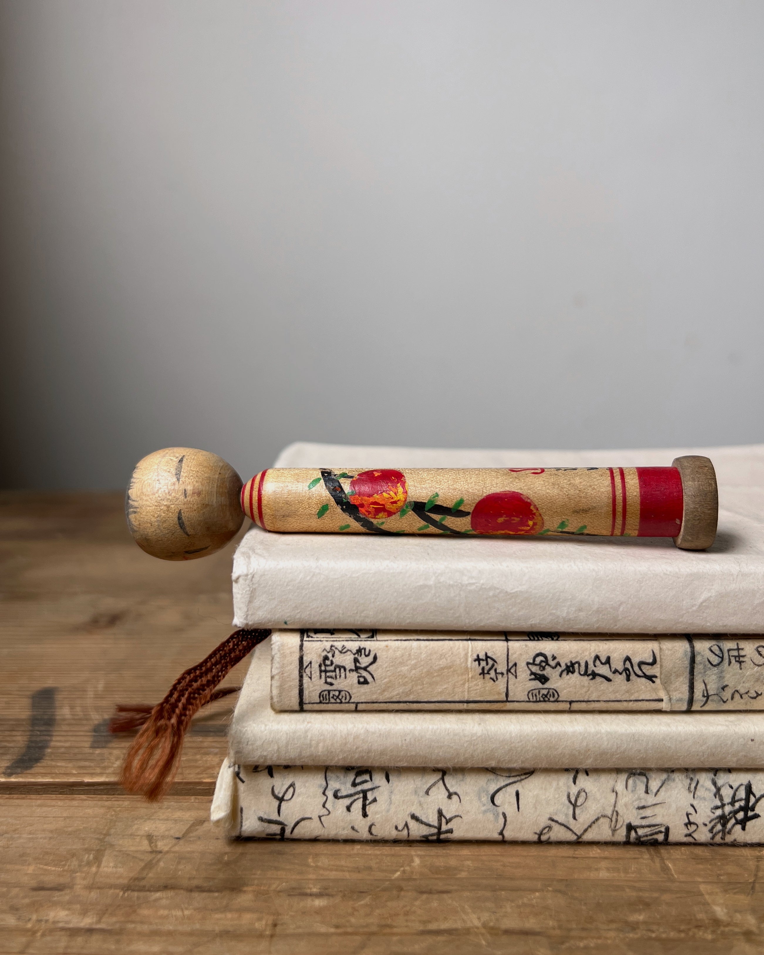 vintage letter kokeshi