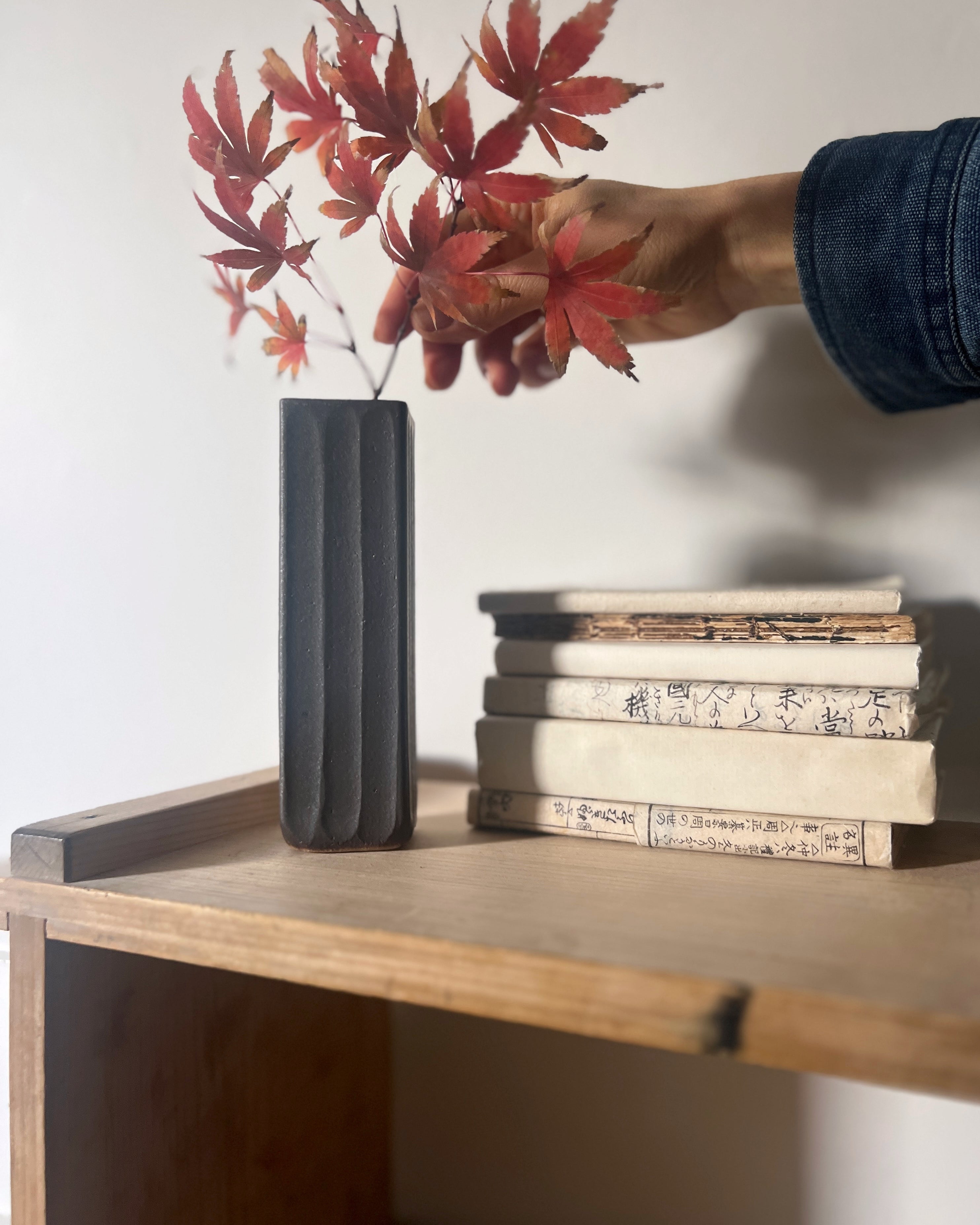 Shigaraki Ware : ceramic hanging vase