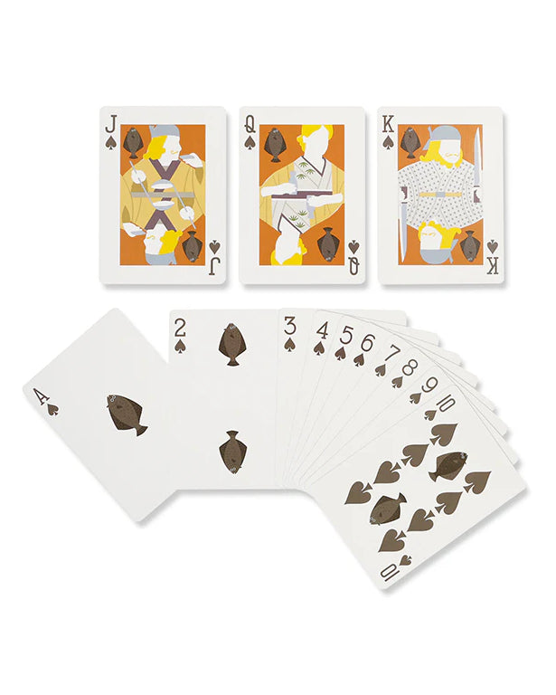 itoya x bicycle : mermaid back playing cards v2