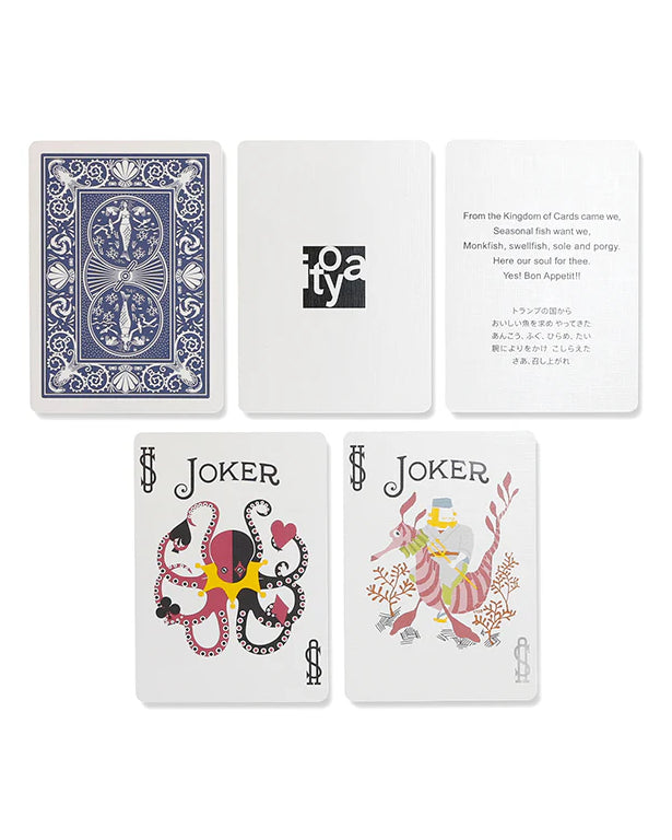 itoya x bicycle : mermaid back playing cards v2