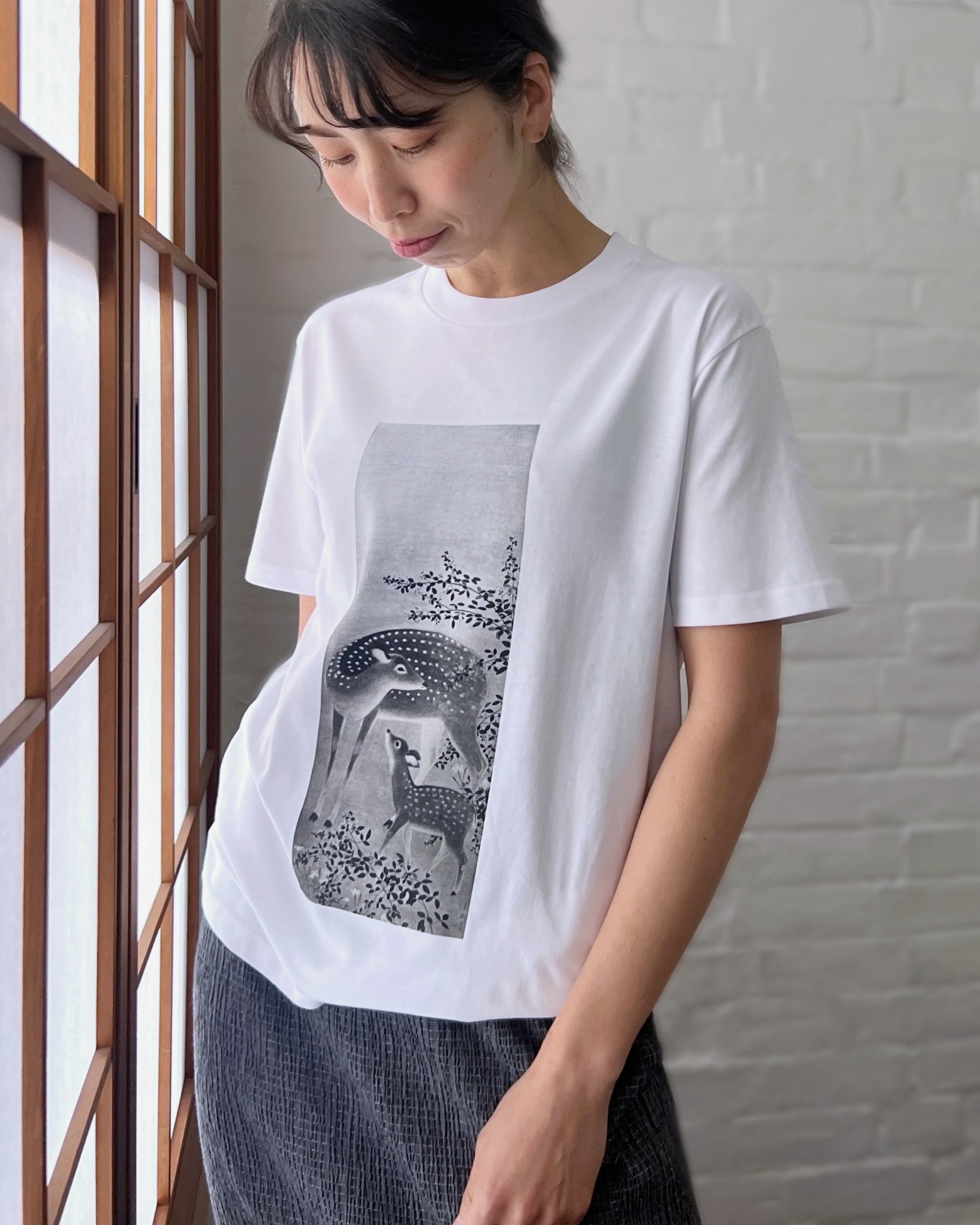 the maker tee : forest deer