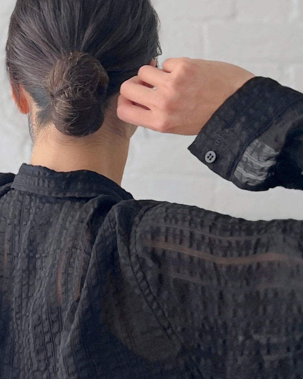 LJ struthers : textured shirt