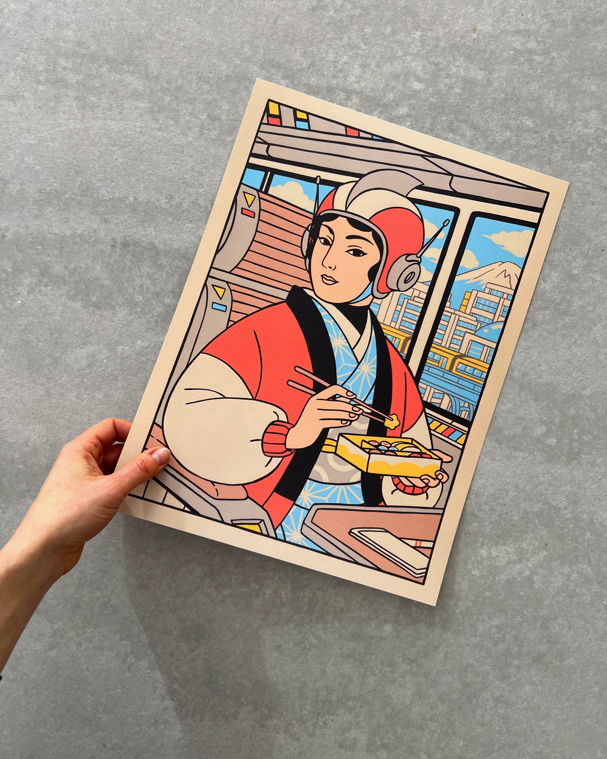 yeaaah! studio prints & postcards : shinkansen bento