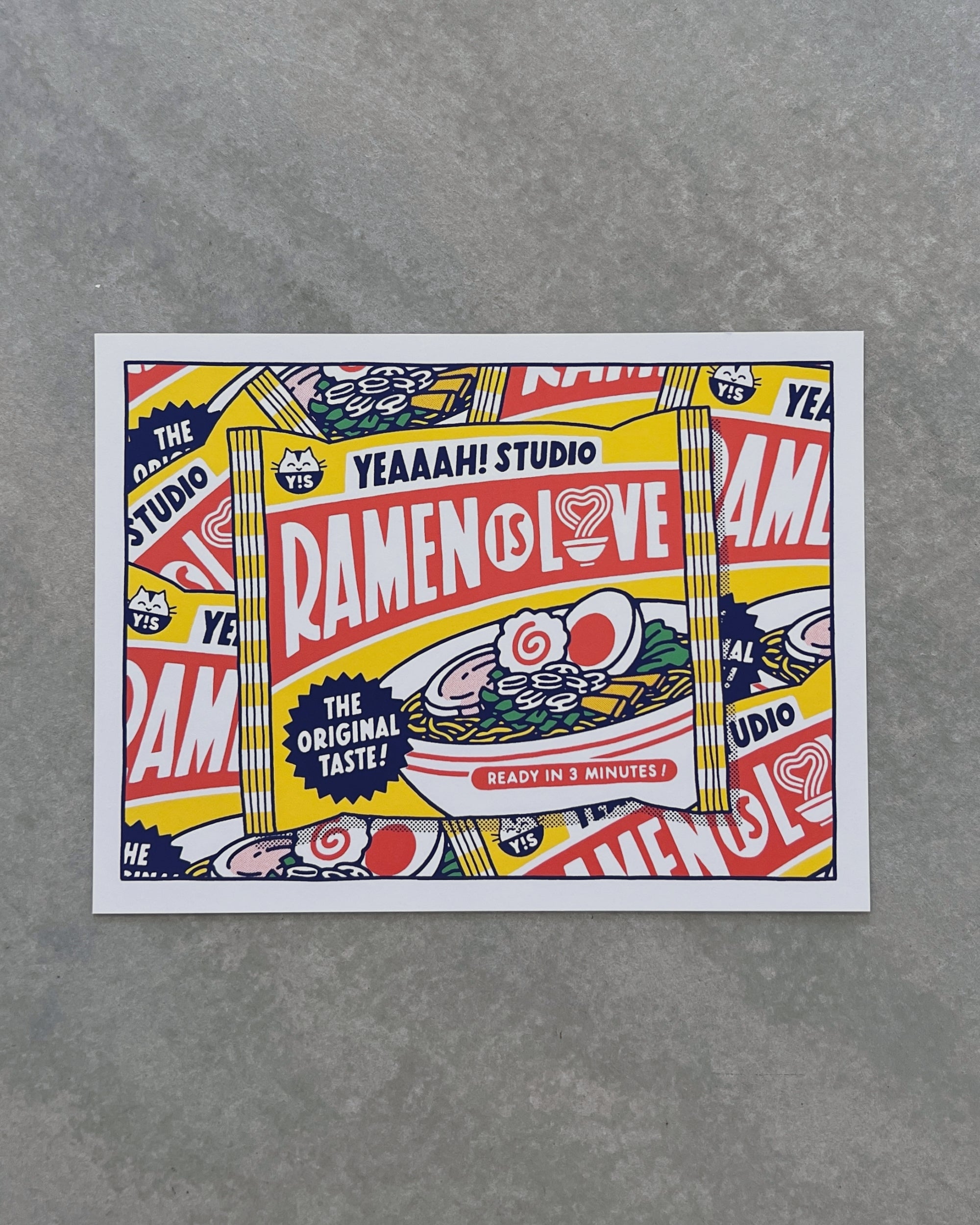 yeaaah! studio prints & postcards : ramen is love