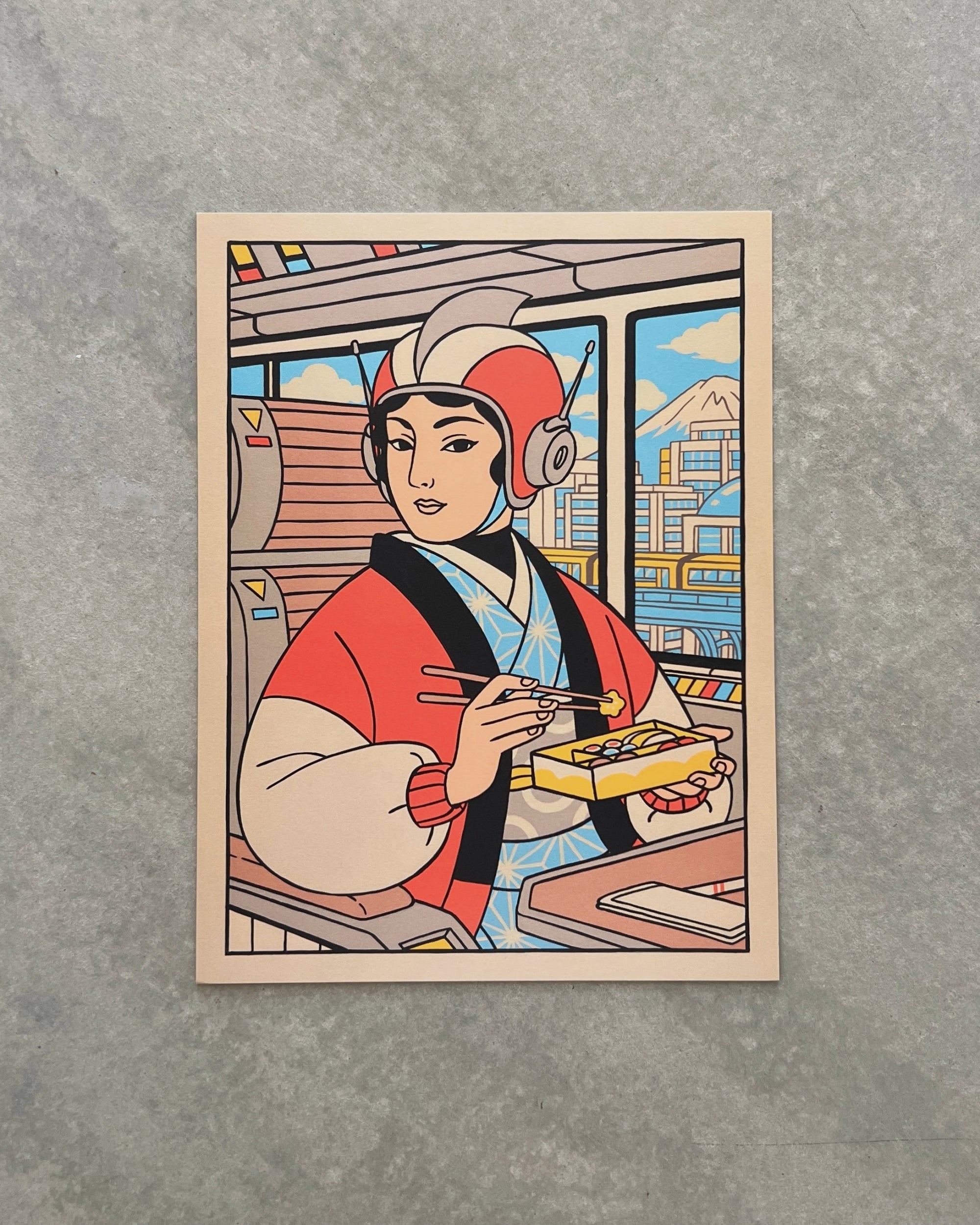 yeaaah! studio prints & postcards : shinkansen bento