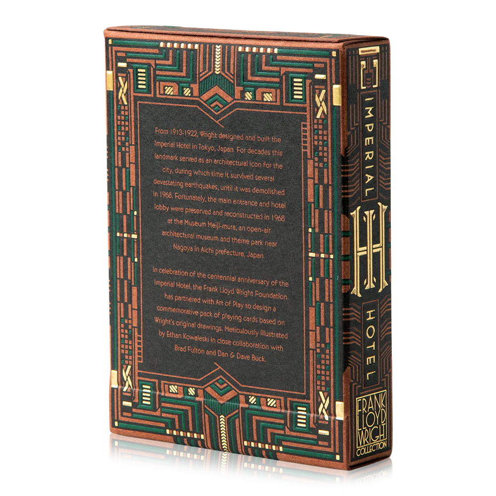 art of play : Imperial hotel playing cards