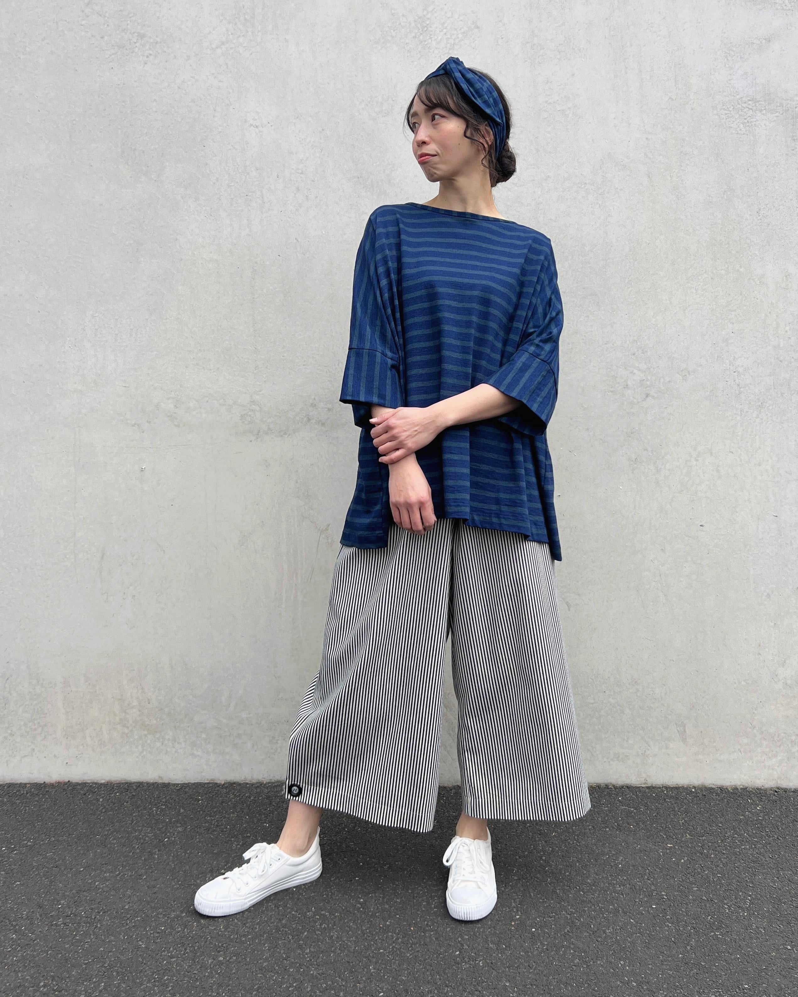 LJ struthers : stripe cotton pants