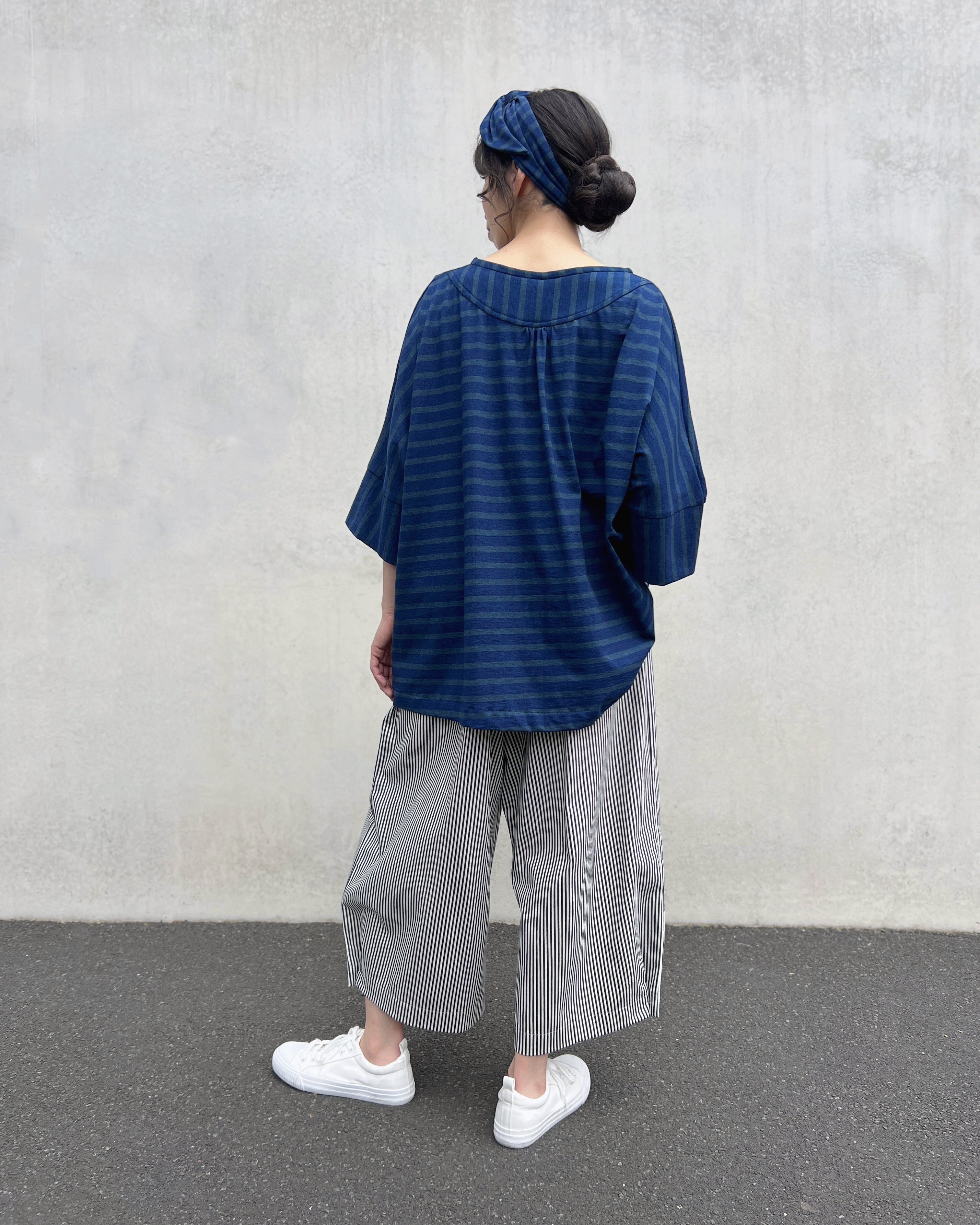 LJ struthers : stripe cotton pants