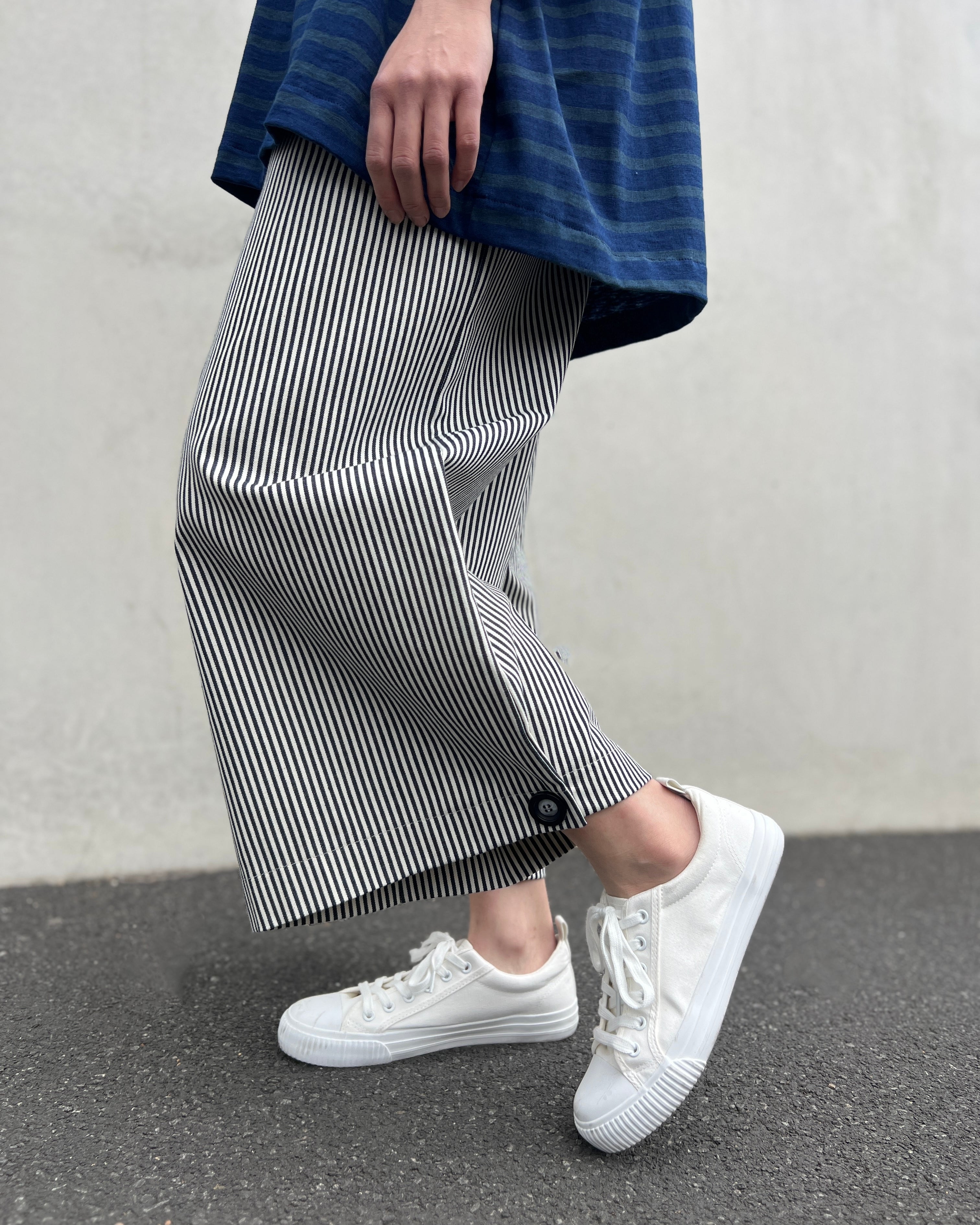 LJ struthers : stripe cotton pants
