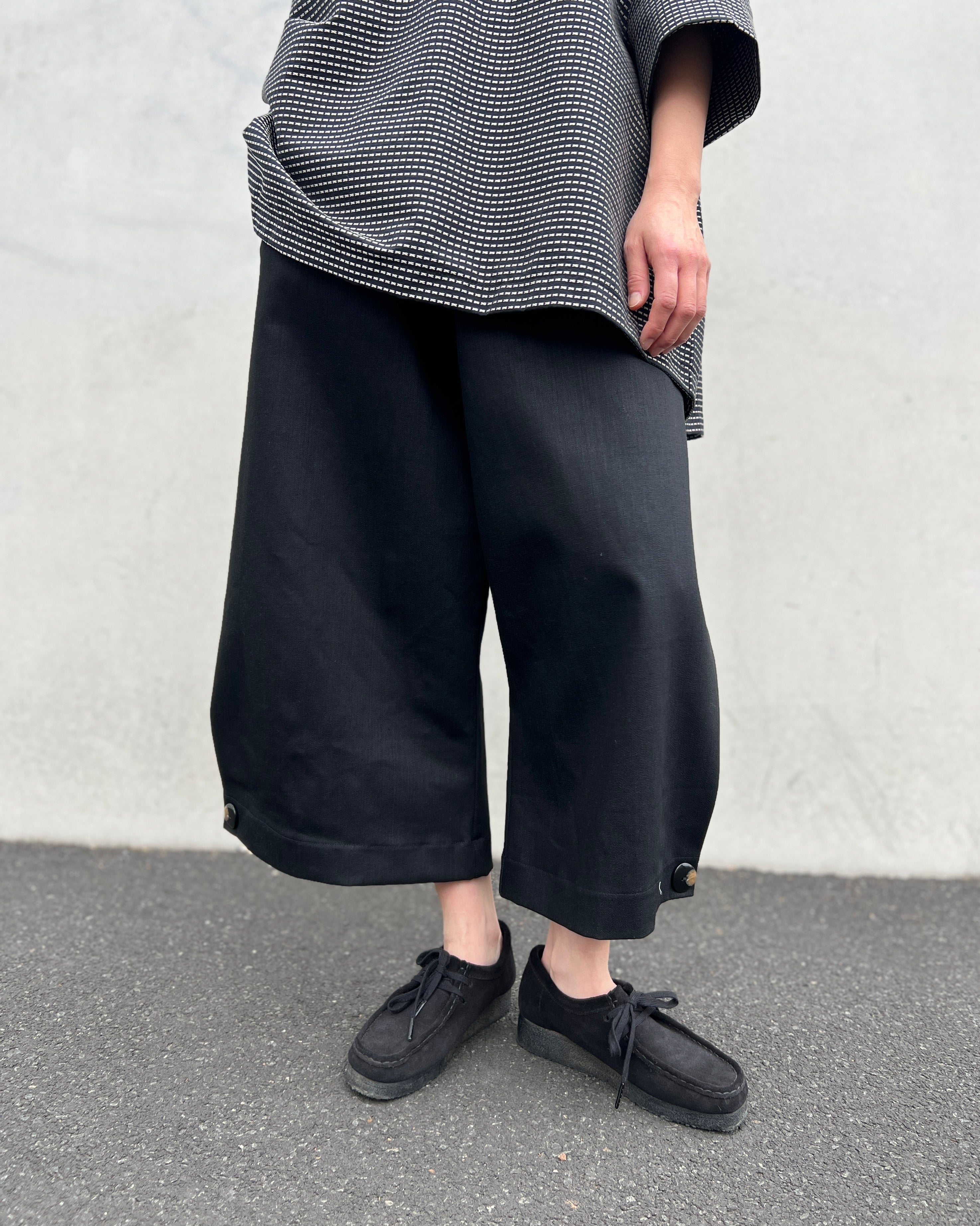 LJ struthers : heavy cotton charcoal pants