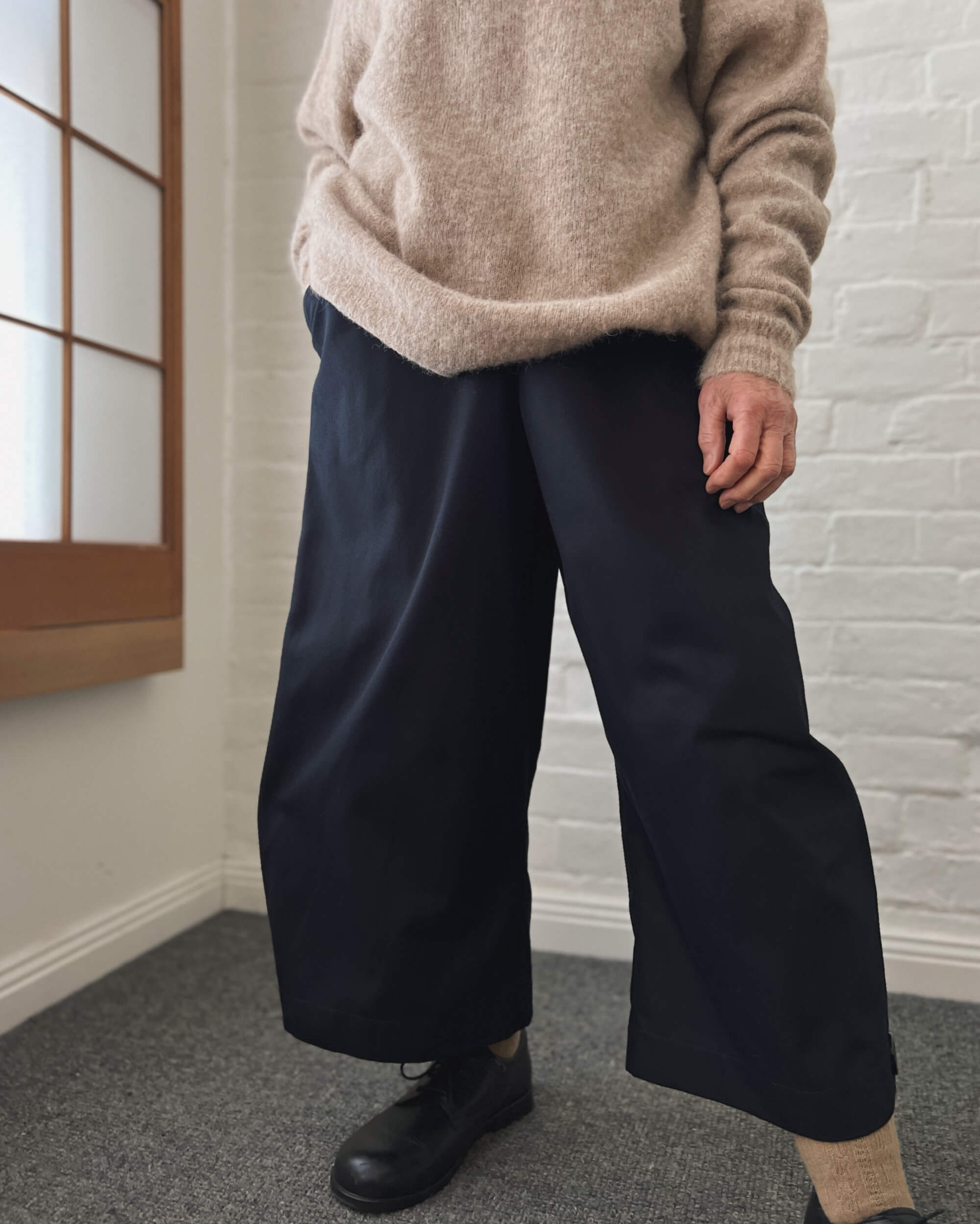 LJ struthers : twill cotton pants