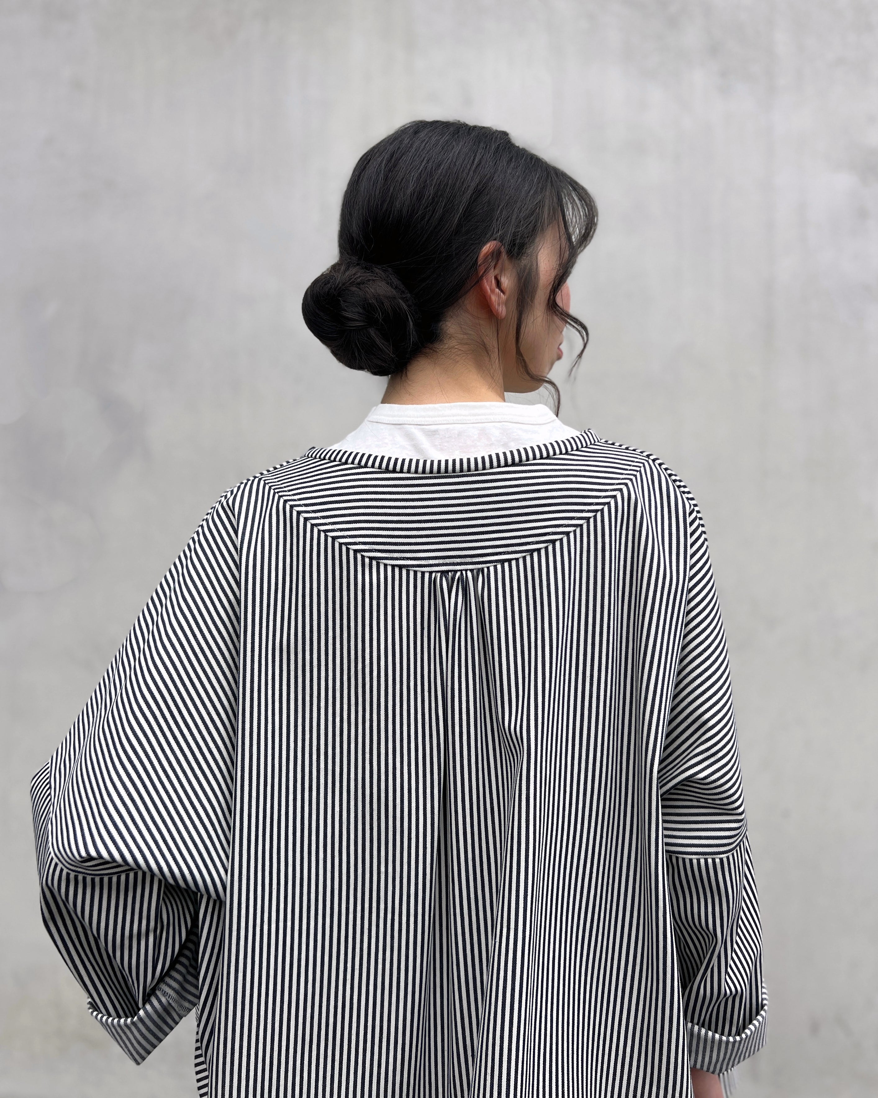 LJ struthers : striped cotton shirt