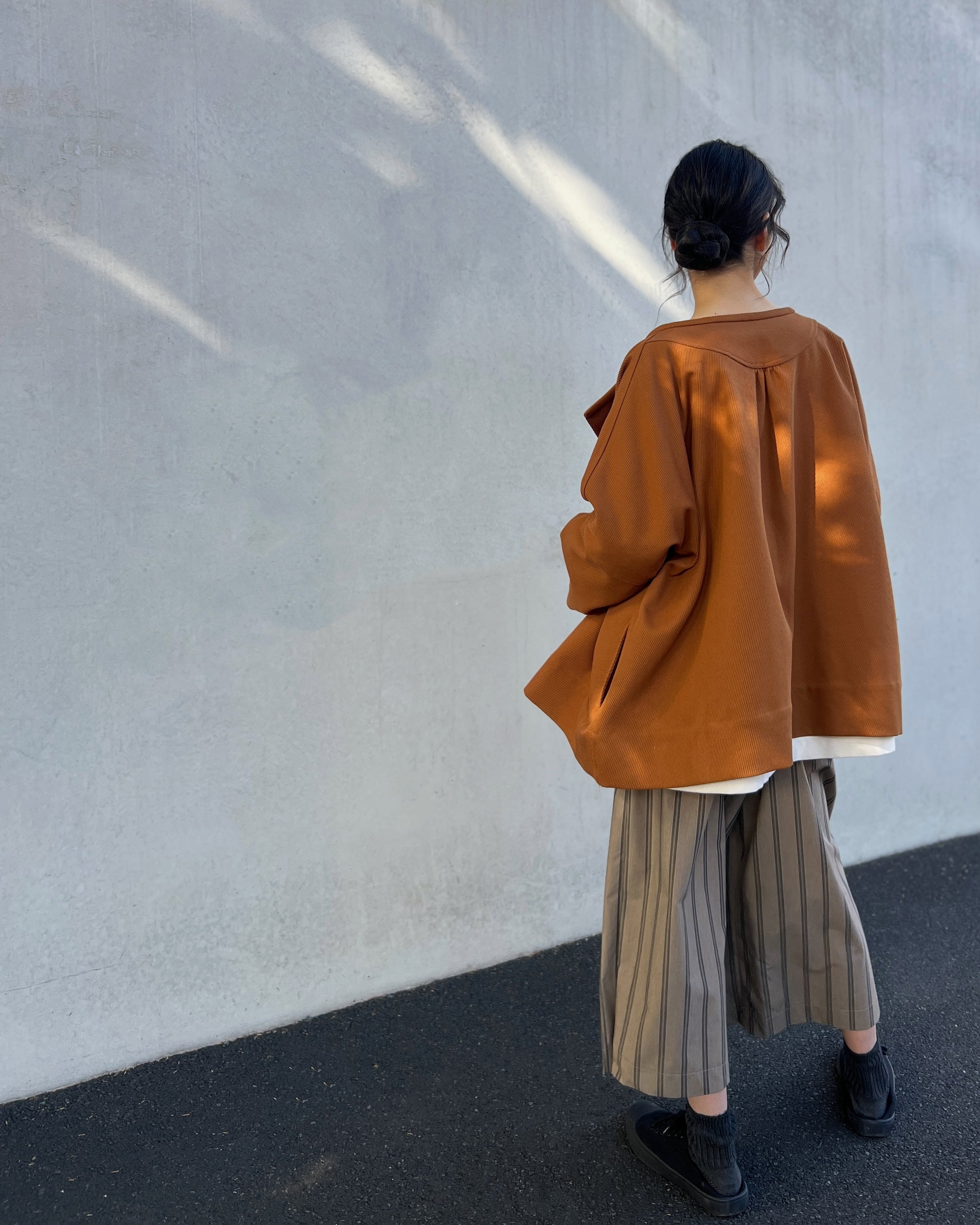 LJ struthers : striped cotton pants