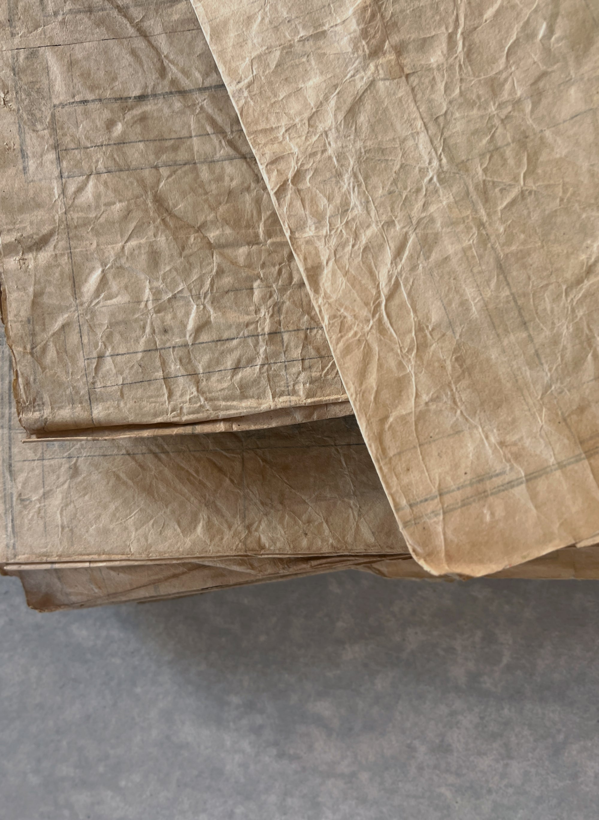 vintage japanese ledger paper