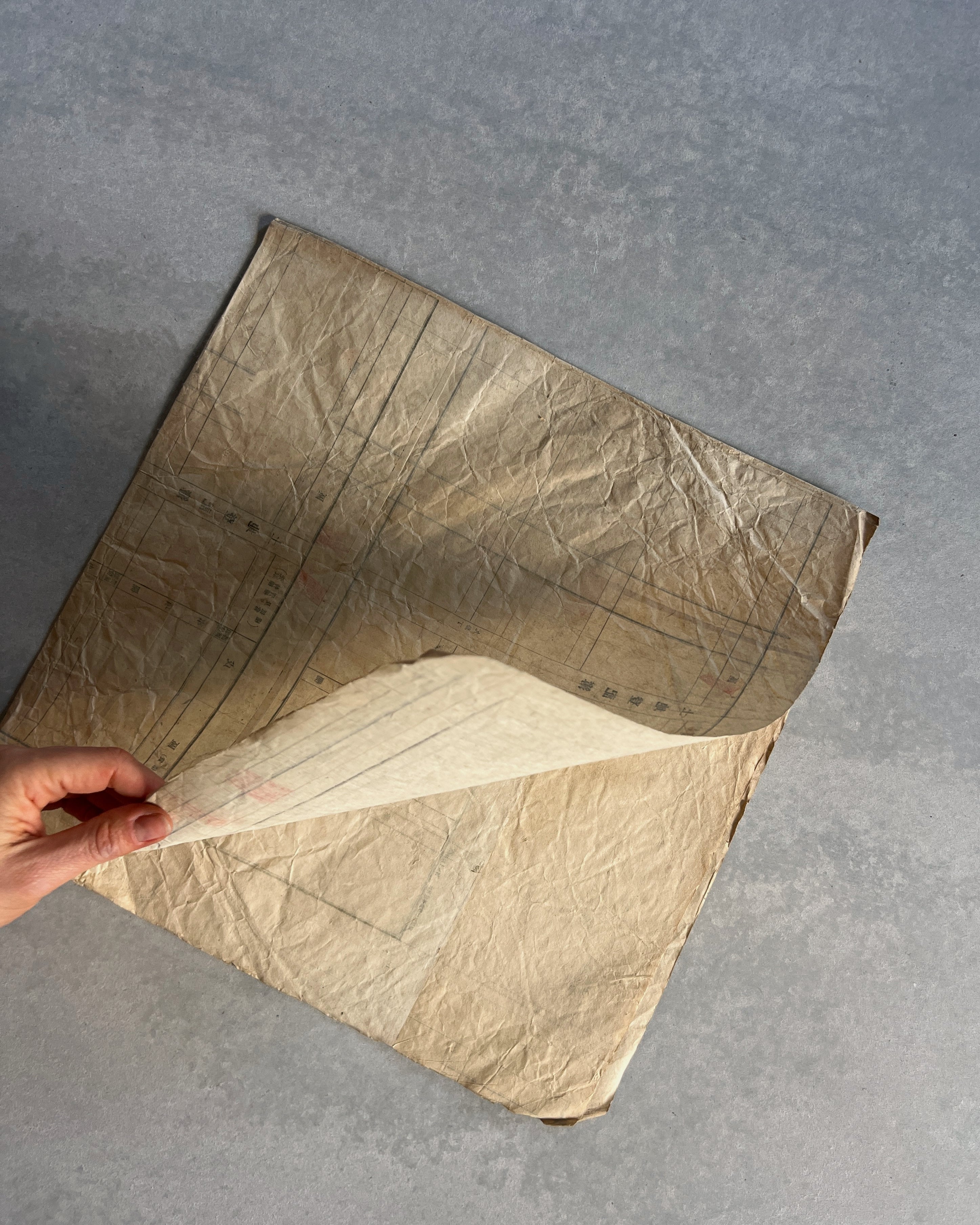 vintage japanese ledger paper