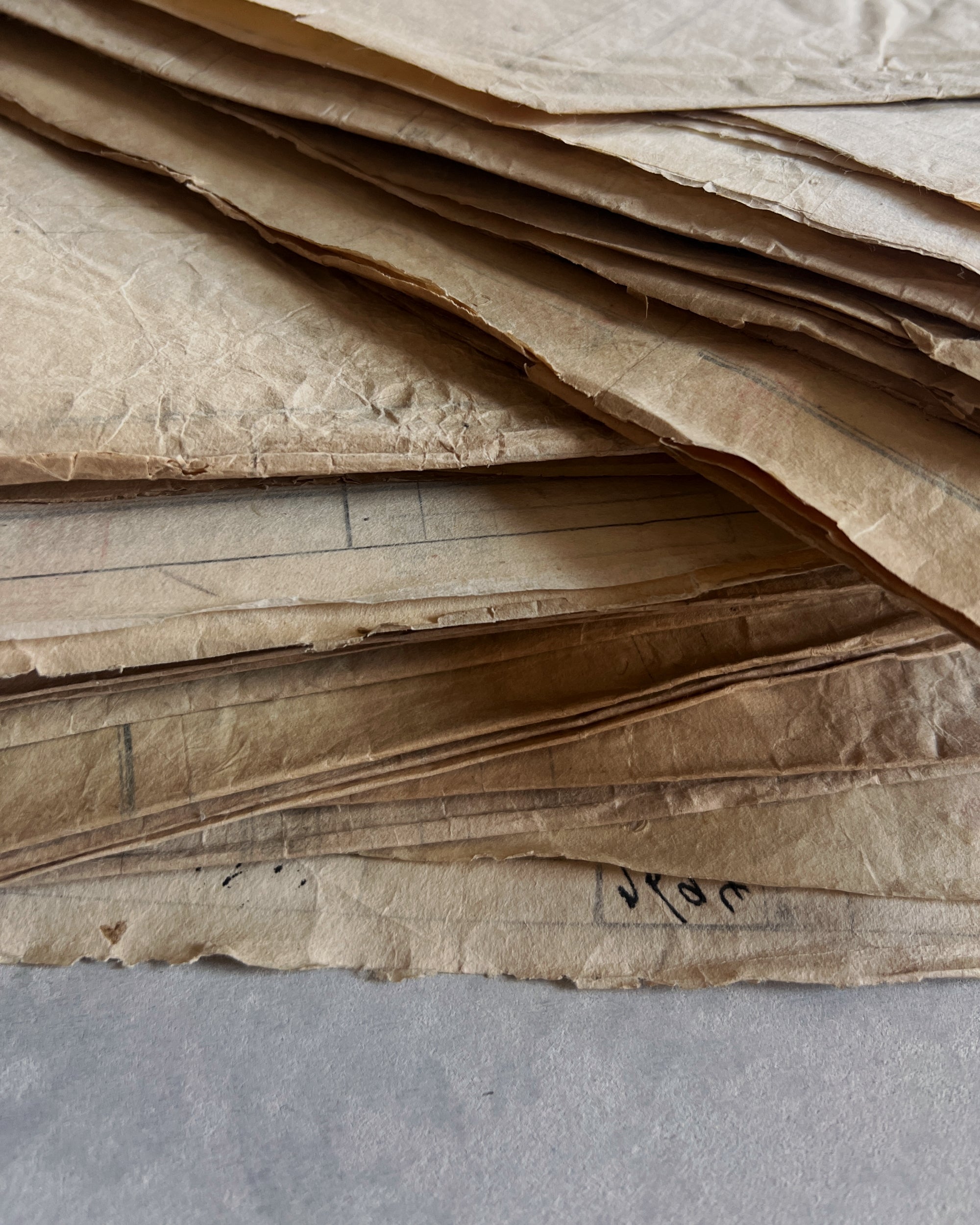 vintage japanese ledger paper
