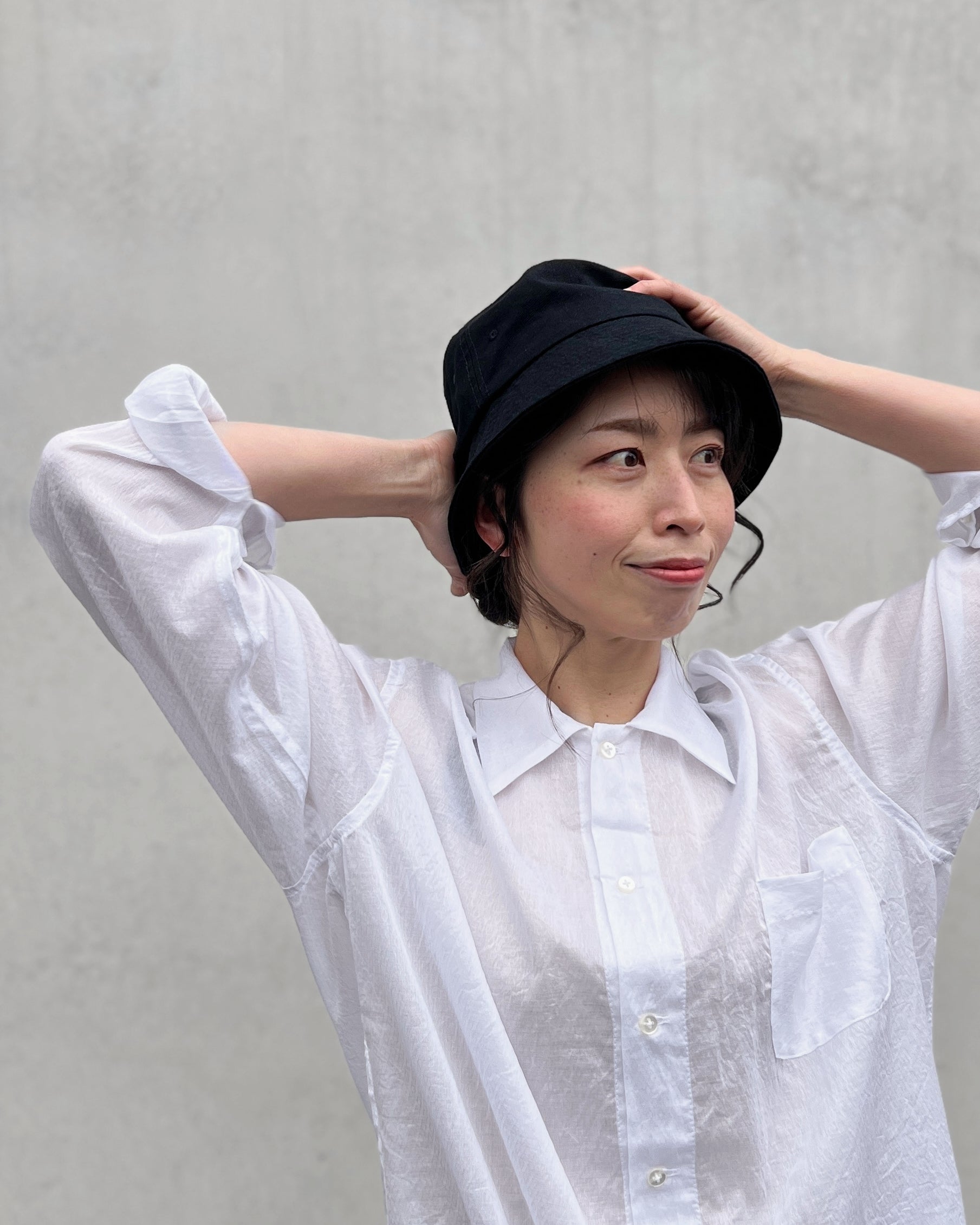 'm' for the maker : natsu bucket hat in carbon