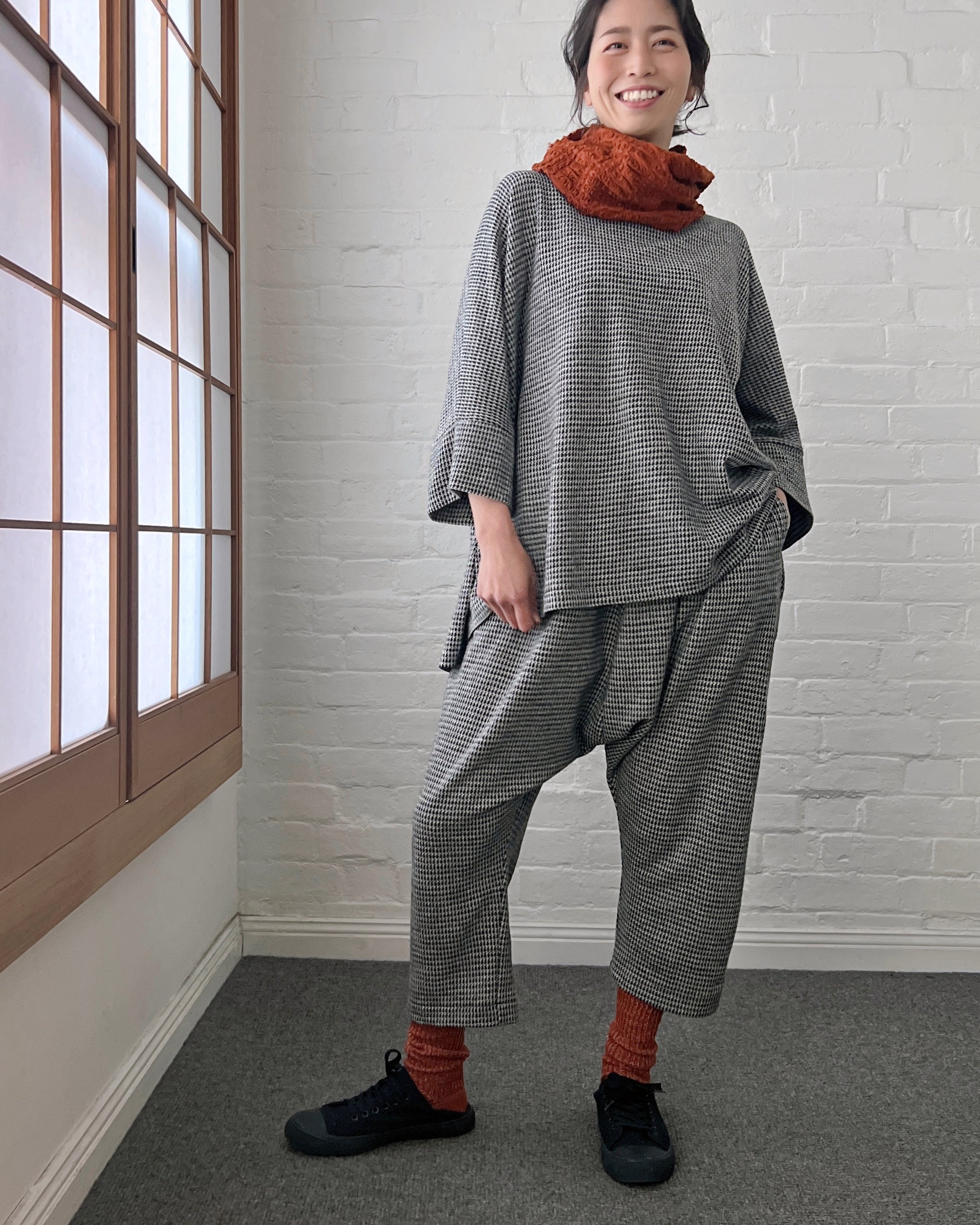 LJ struthers : knit wool pants