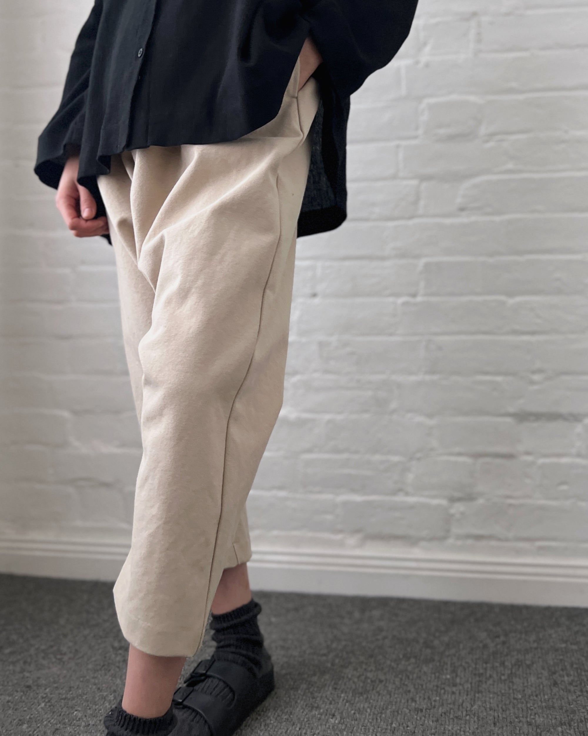 LJ struthers : heavy weight cotton pants
