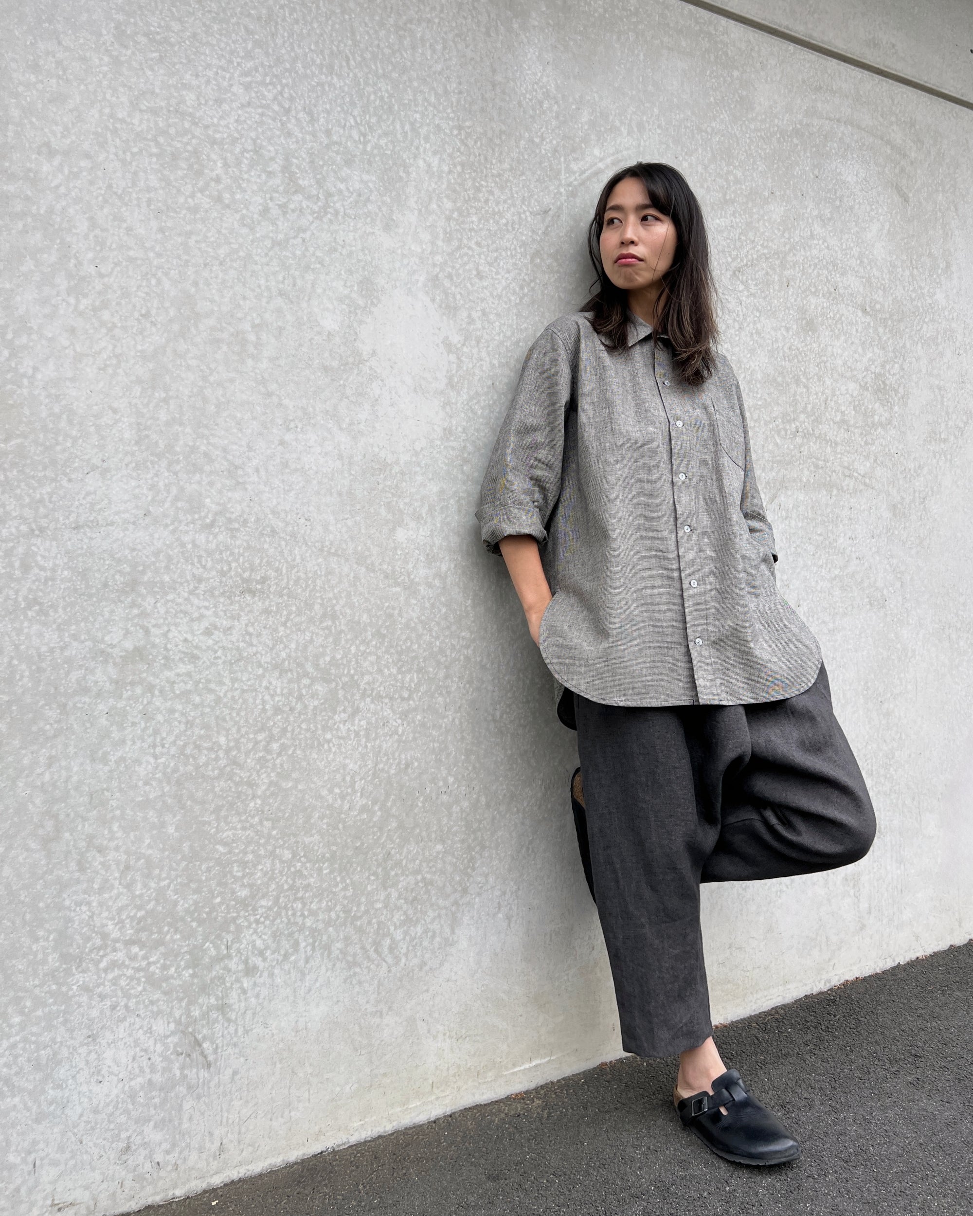 LJ struthers : heavyweight linen pants