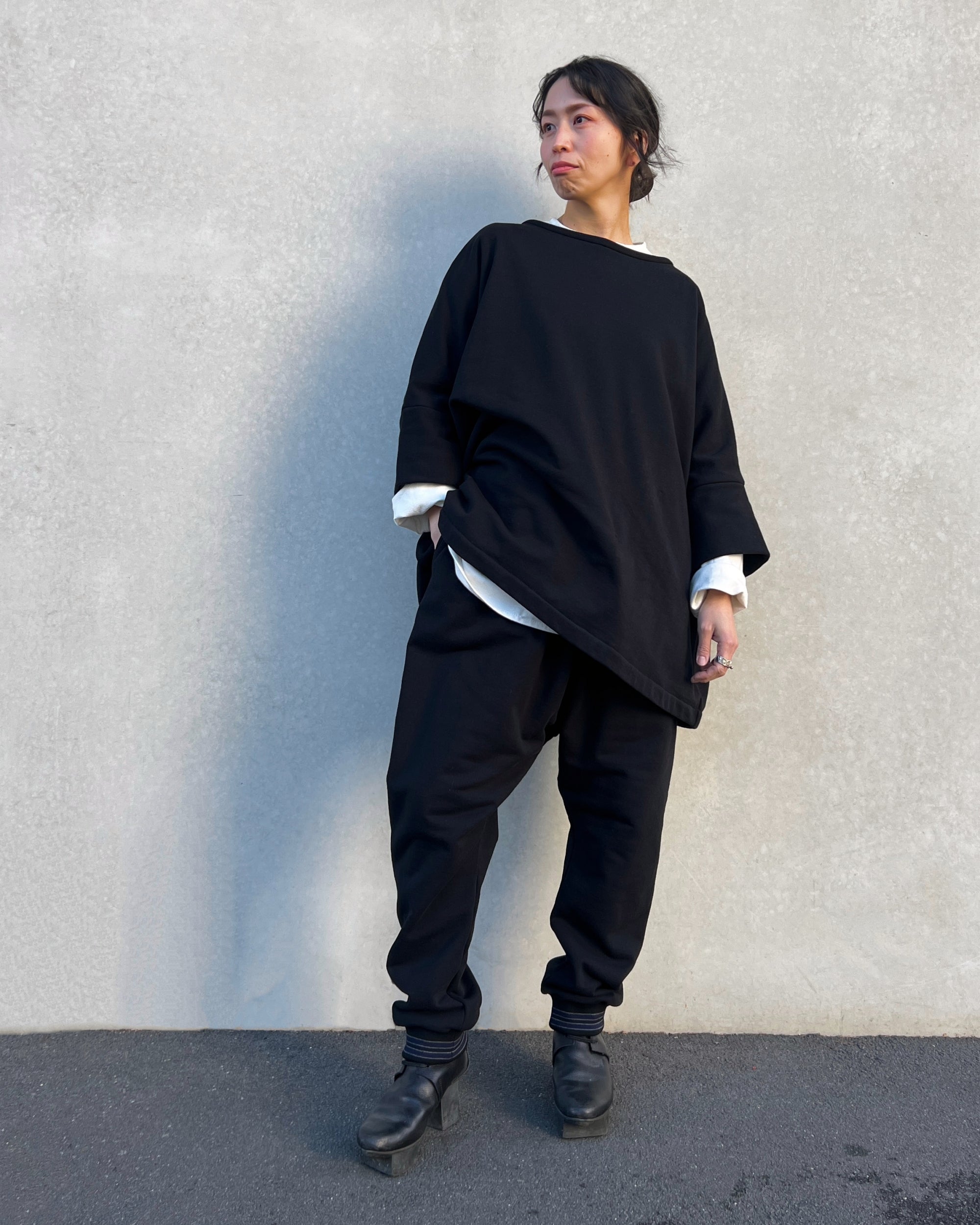 LJ struthers : cotton knit jersey pants