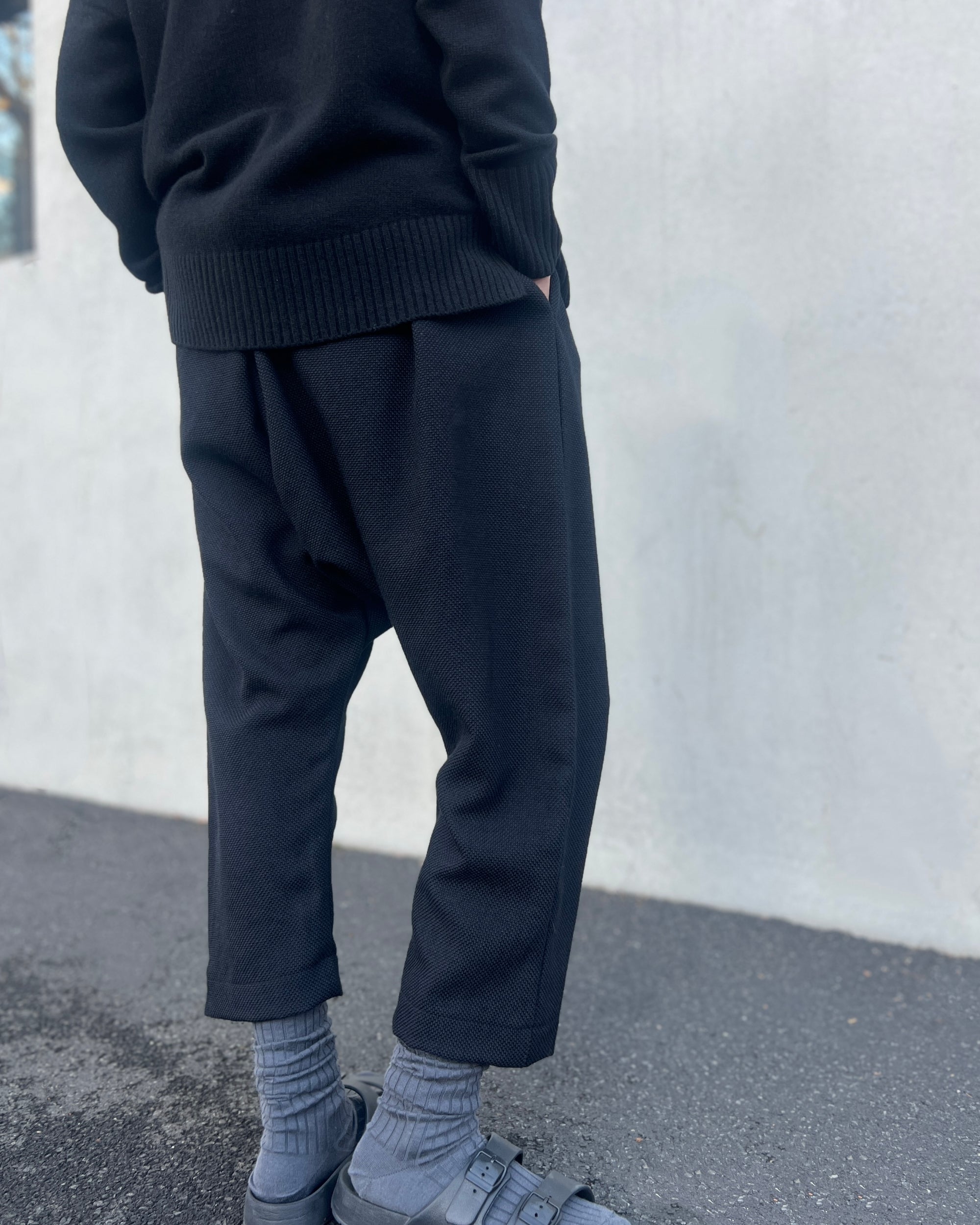 LJ struthers : carbon wool pants