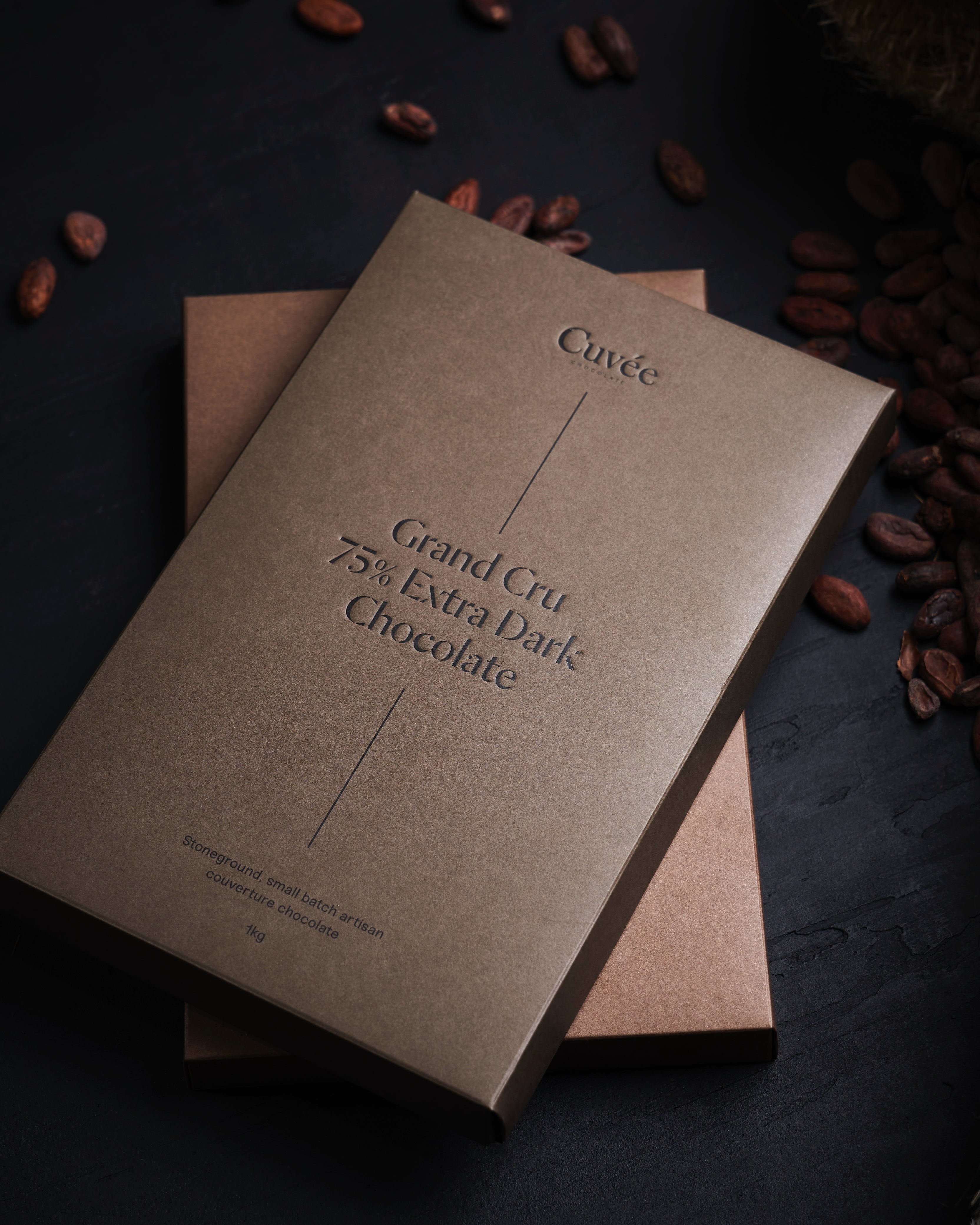 Cuvée : mighty grand cru 75% dark chocolate