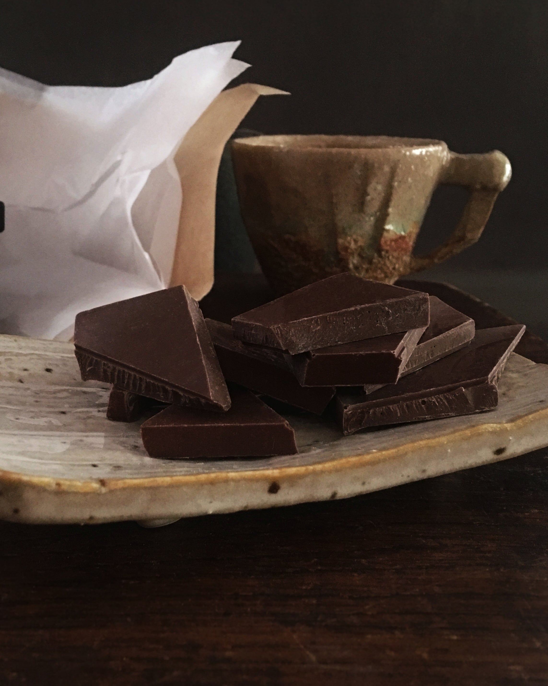 Cuvée : 62% chai latte dark milk hot chocolate