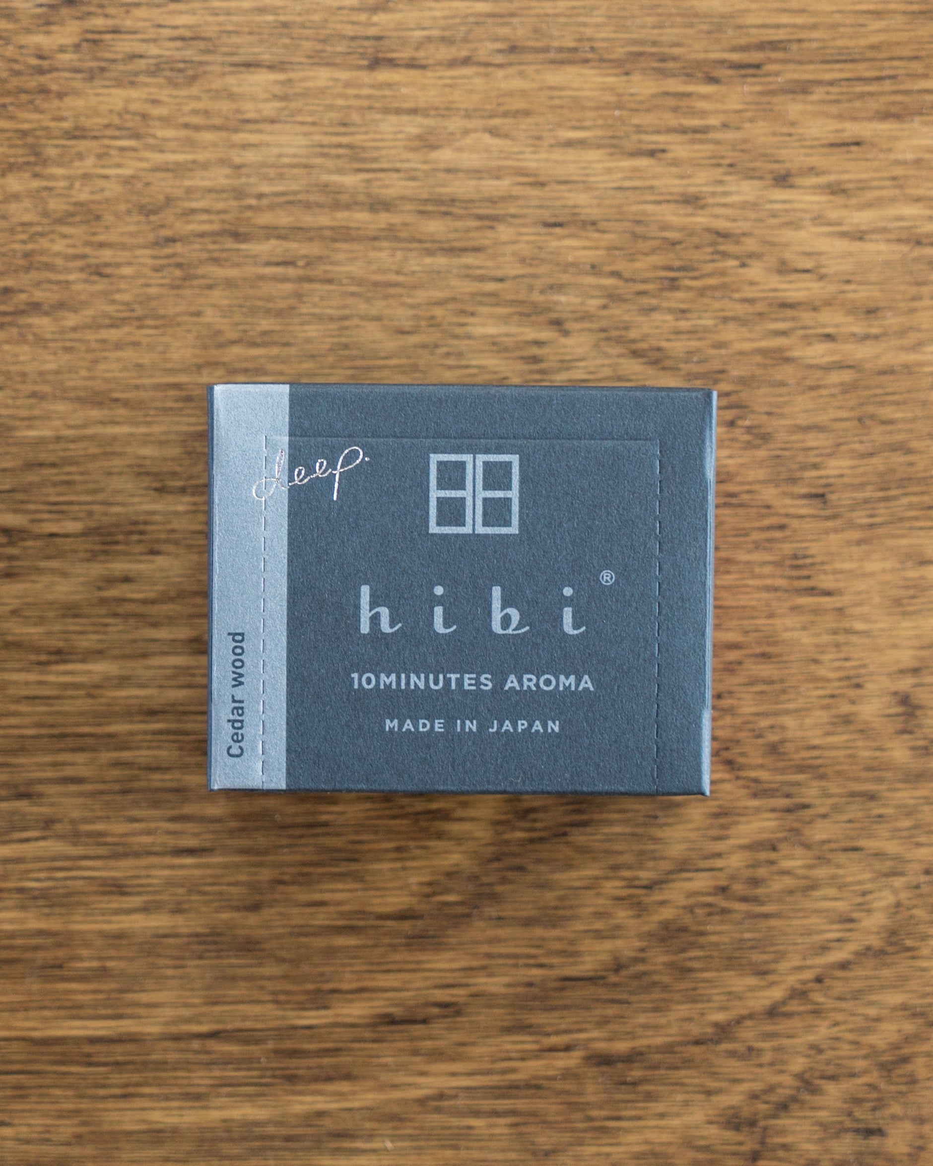 hibi 10 minute incense : deep scents