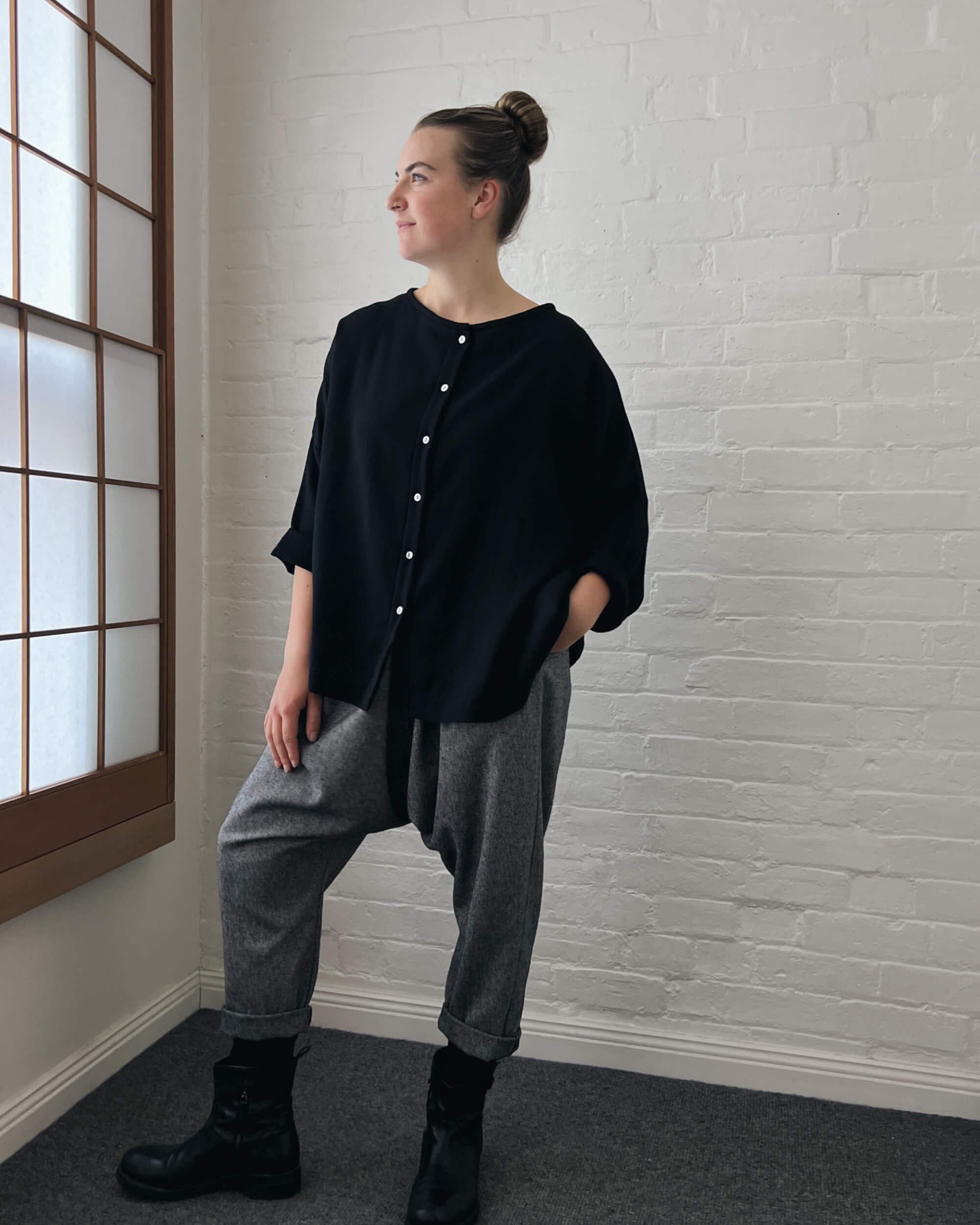 LJ struthers : twill cotton pants