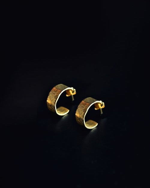 Ewa : small gold hoops