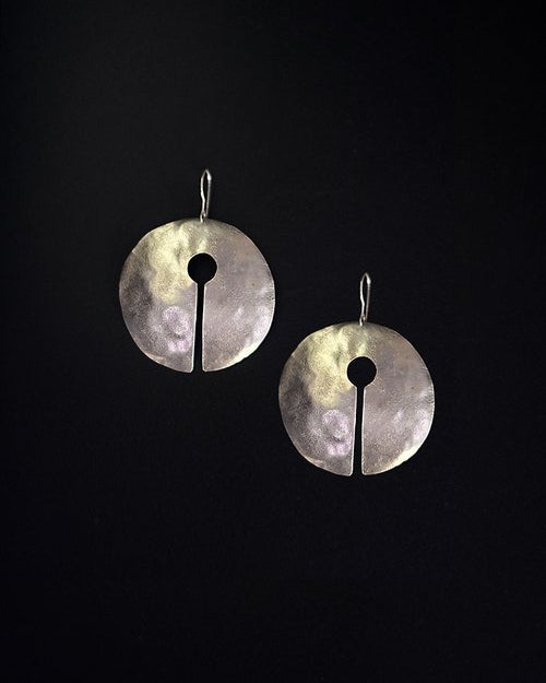 Ewa : silver sumba earrings