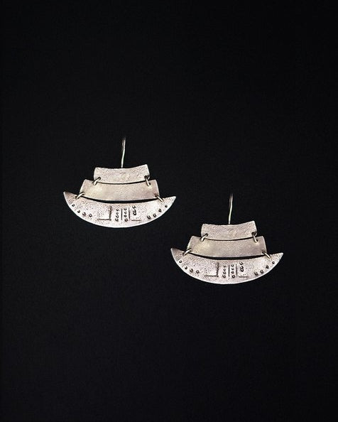 Ewa : silver kimbi earrings