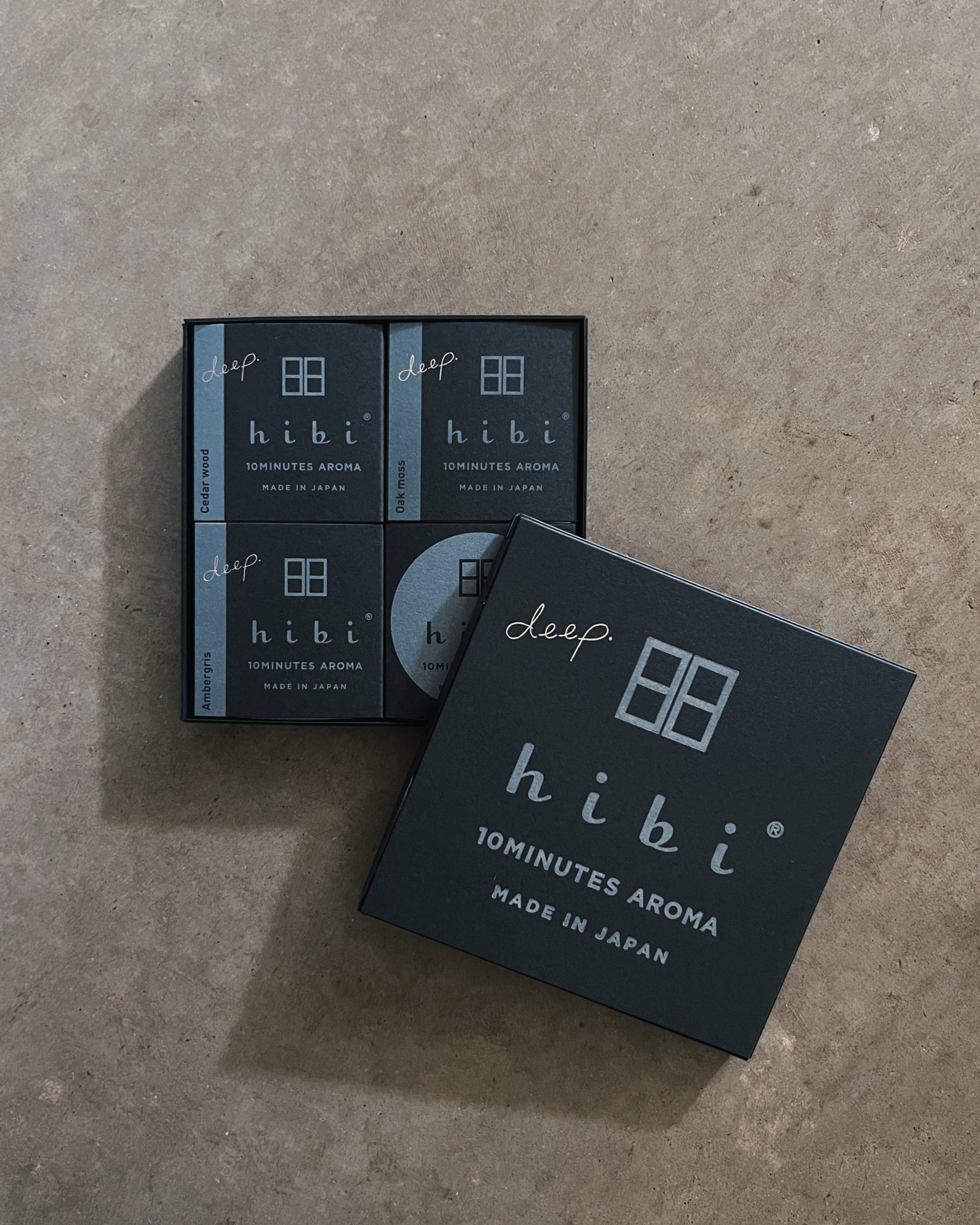 hibi 10 minute incense : gift boxes
