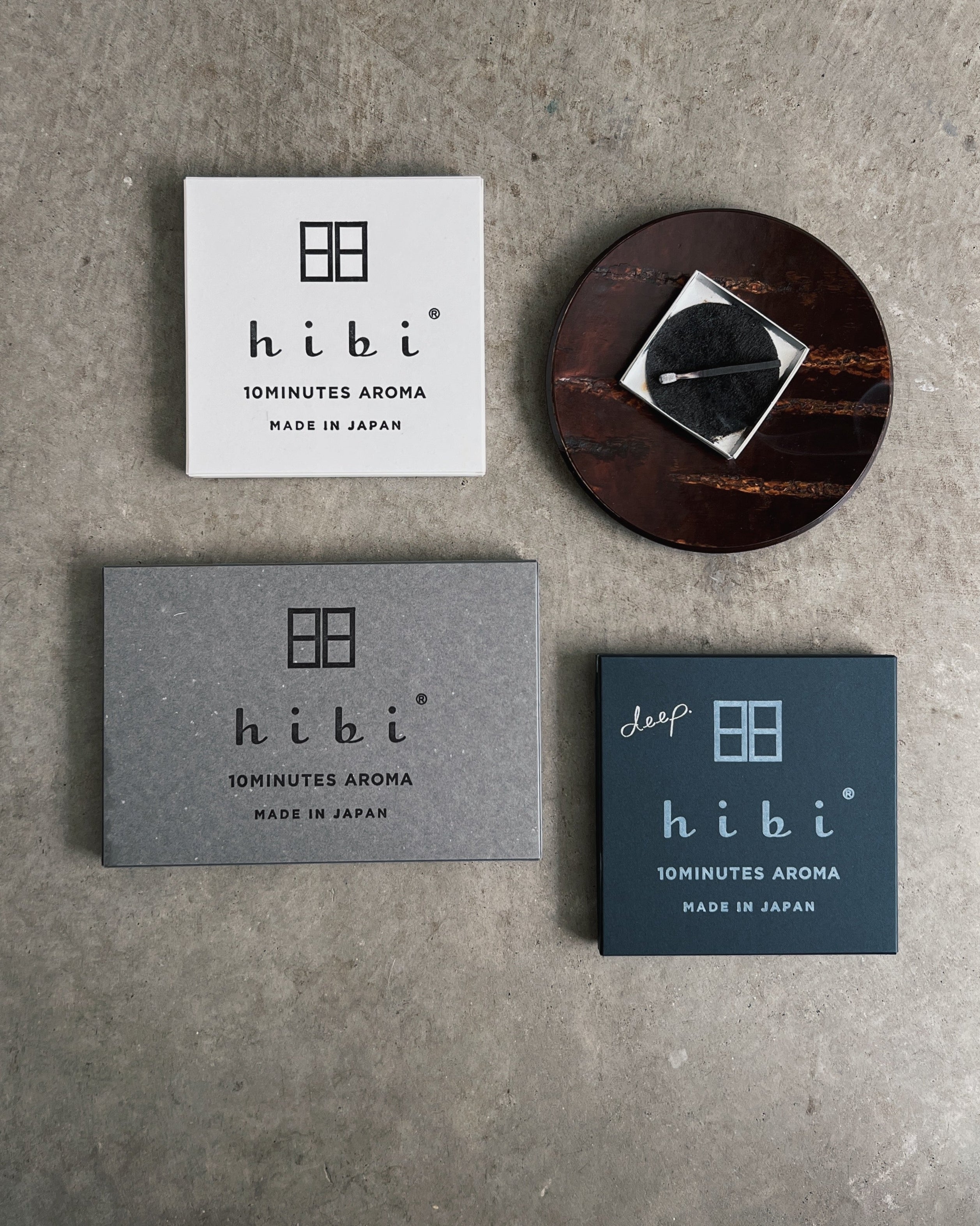 hibi 10 minute incense : gift boxes
